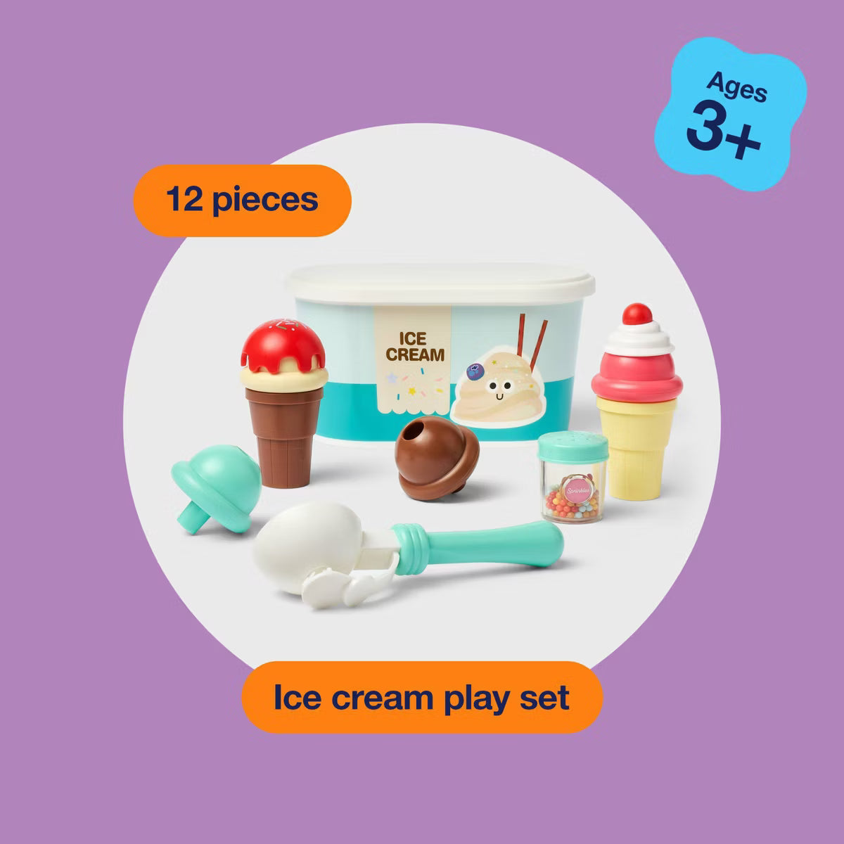 Gigglescape Ice Cream Play Food Set