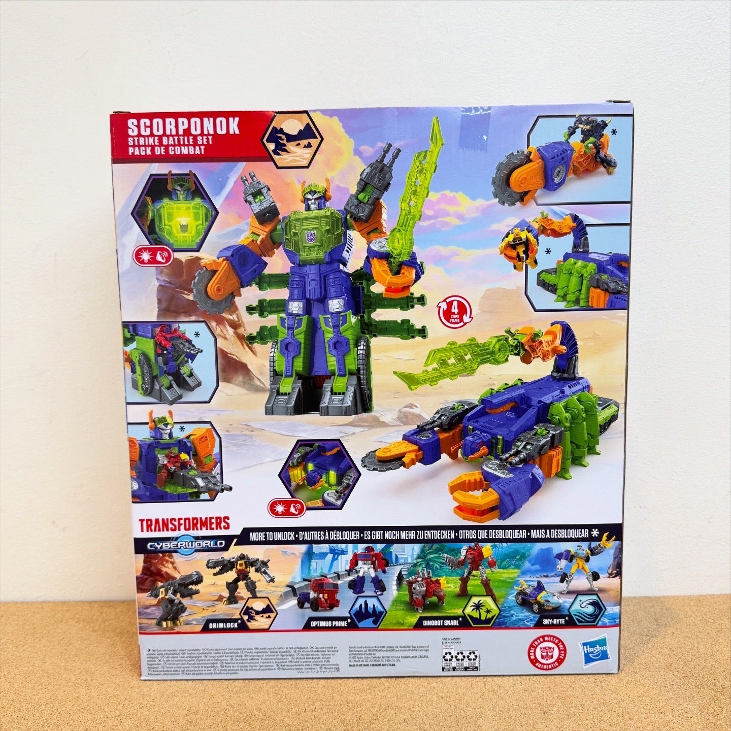 Transformers Cyberworld Scorponok Strike Battle Set