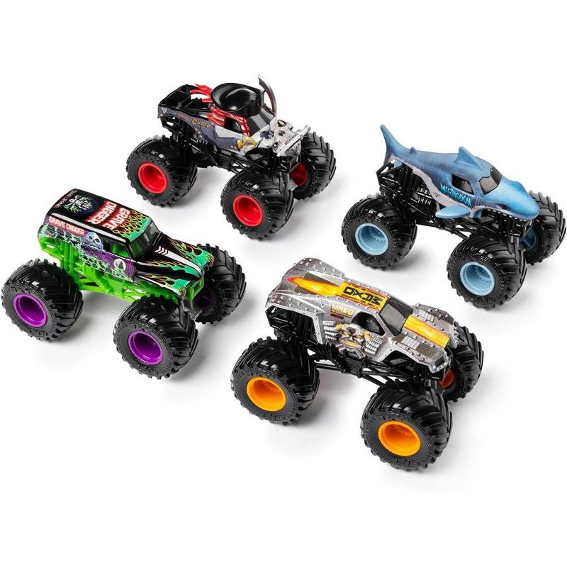 Monster Jam Land VS Sea 4Pack