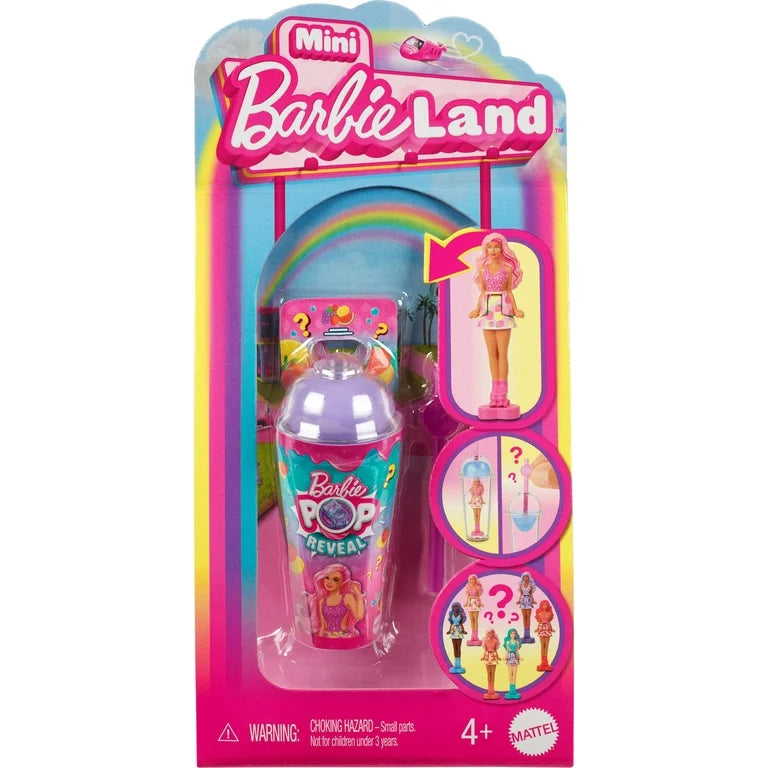 Barbie Mini BarbieLand Pop Reveal Doll with Surprise Sensory Reveal