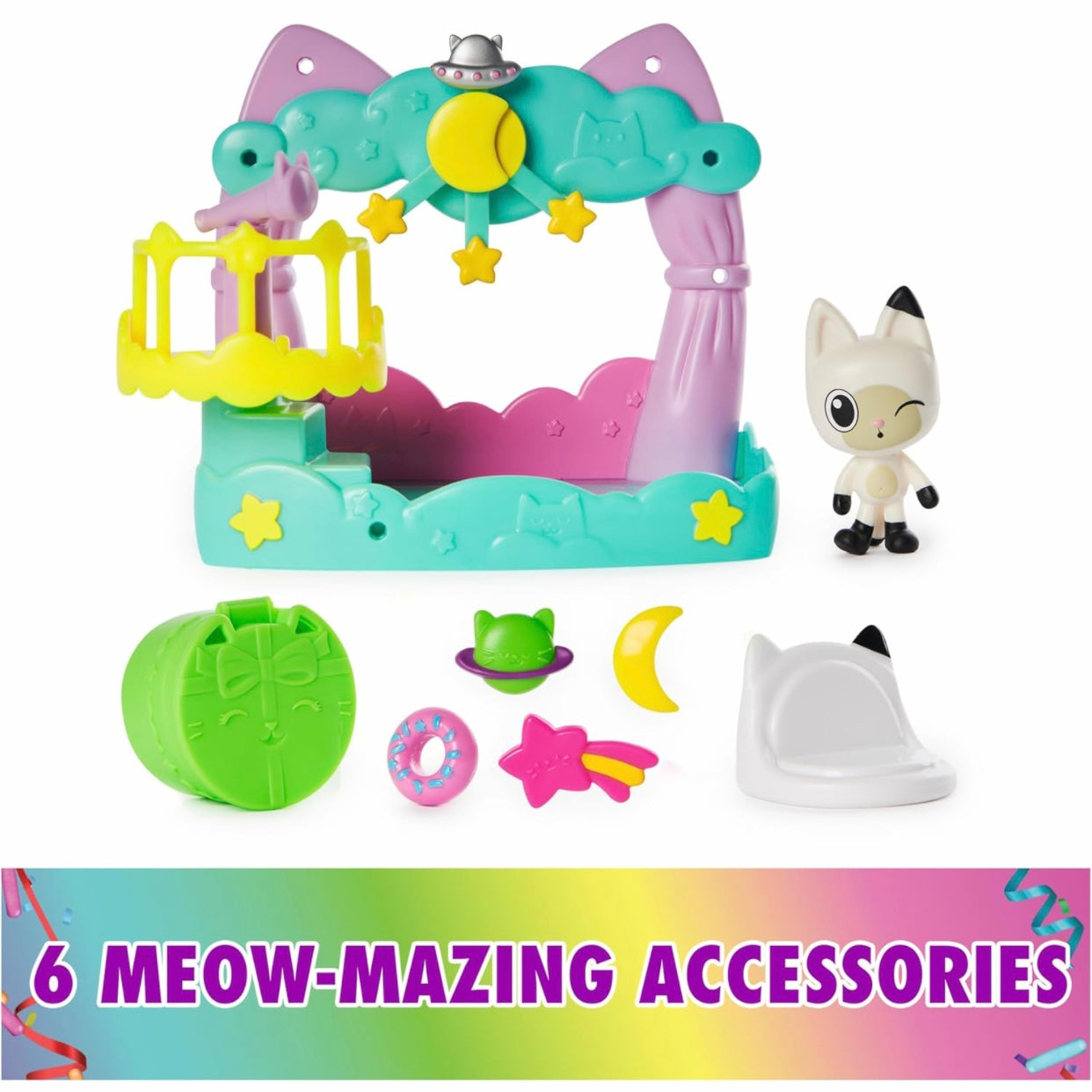 Gabby’s Dollhouse Pandy Paws Dreamy Balcony Playset