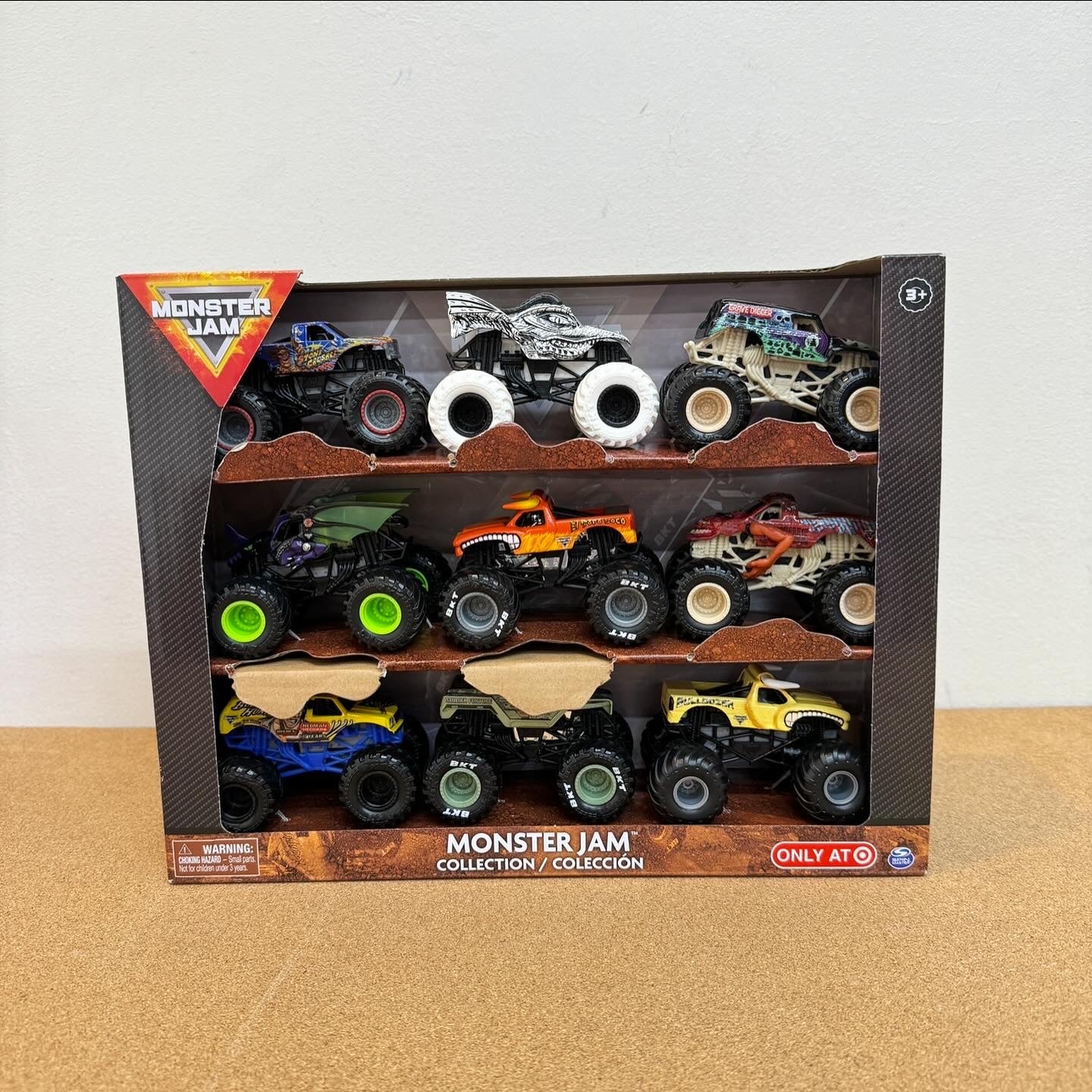 Monster Jam 1:64 Scale Monster Truck Diecast 9PK