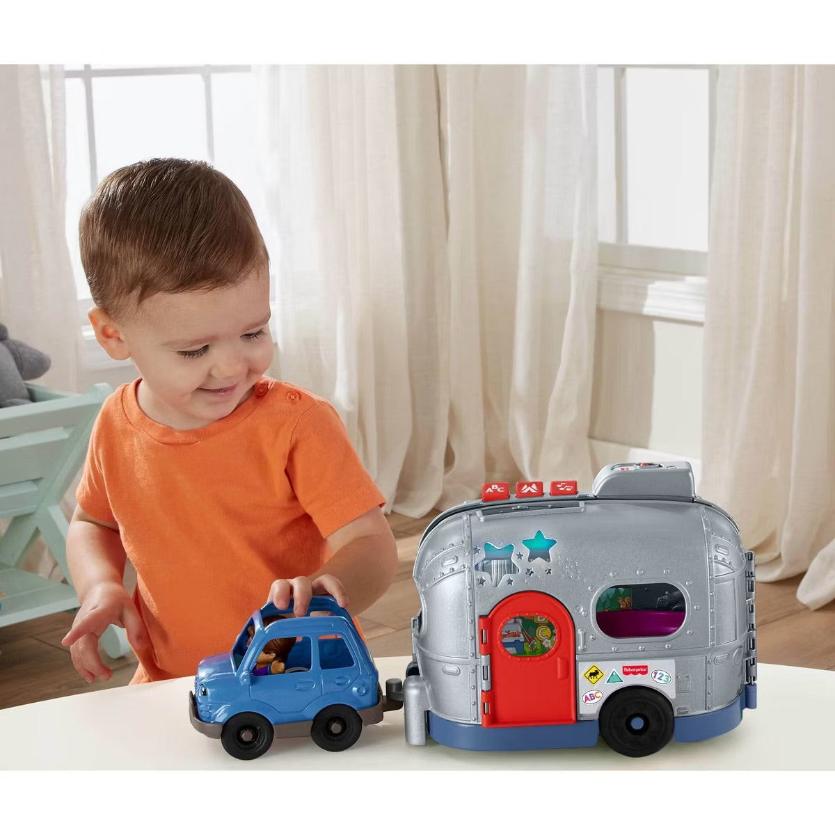 Fisher Price Little People Light Up Learning Camper