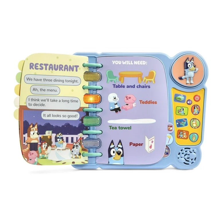 Vtech Bluey Book Of Games Toddler Toy