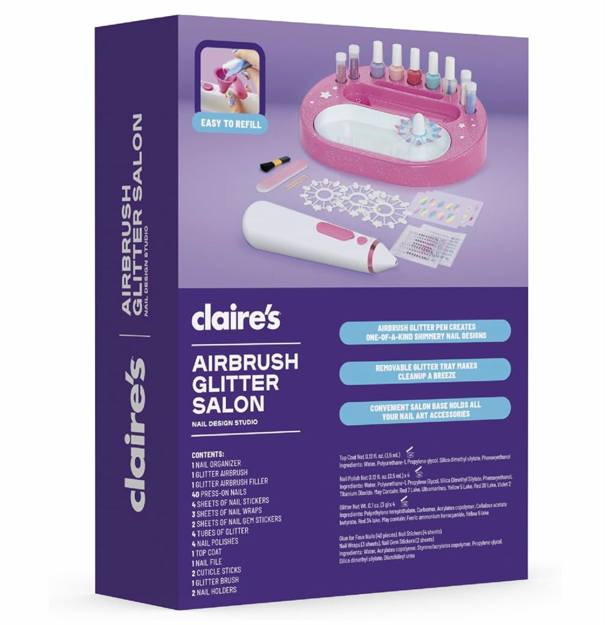 Claire’s Kids Nail Art Kit