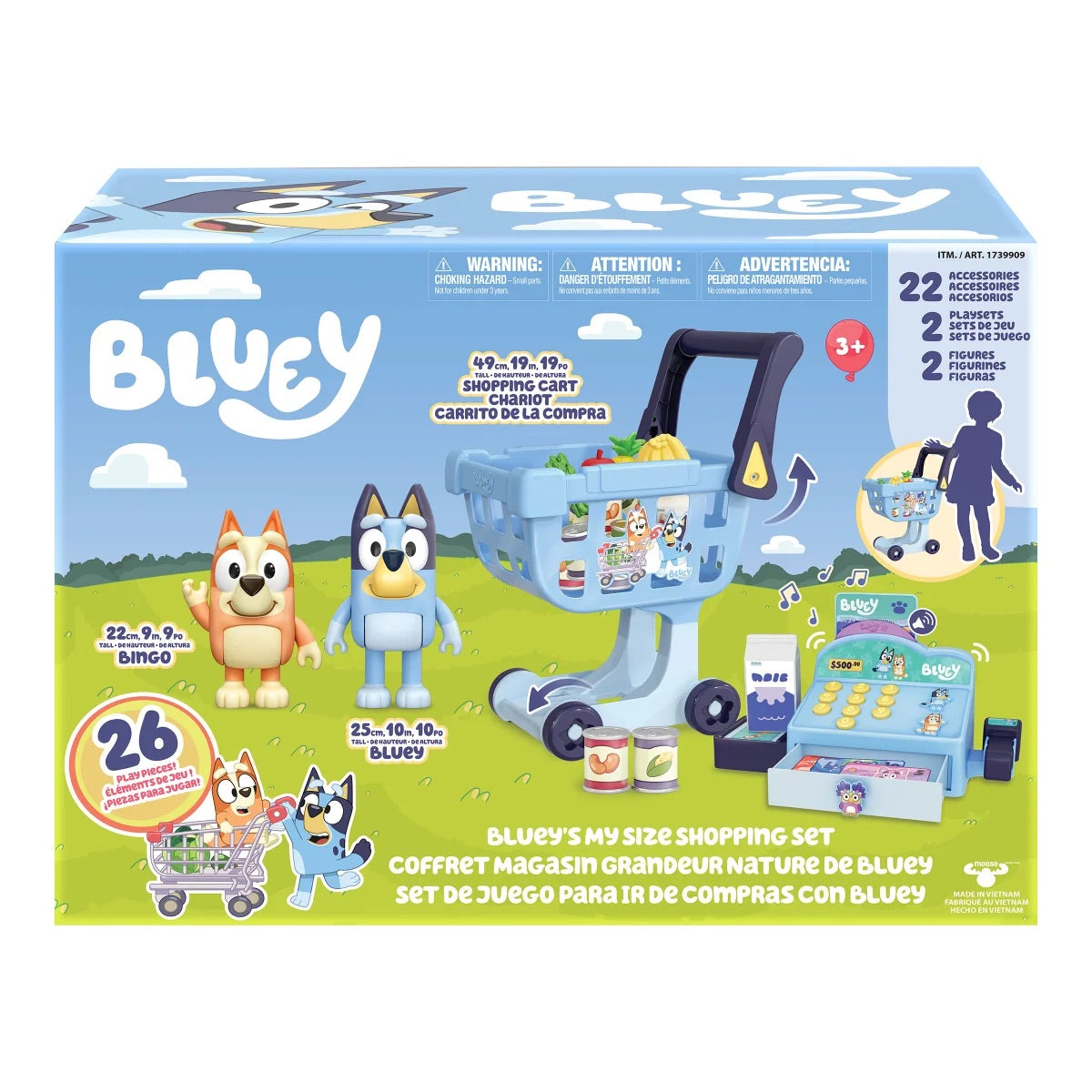 Bluey Bluey’s My Size Shopping Set