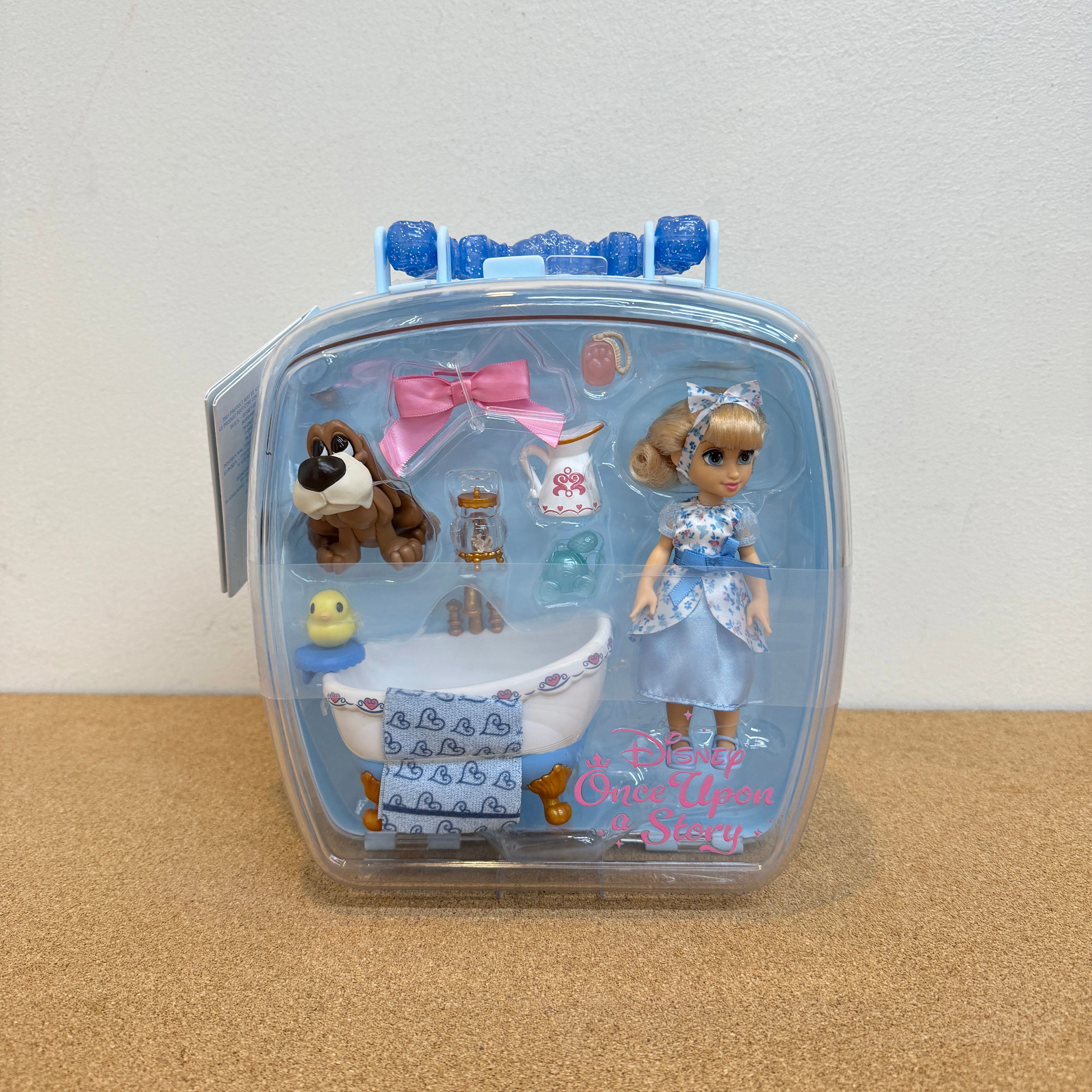 Disney Princess Once Upon A Story Mini Doll Playset - Cinderella 5”