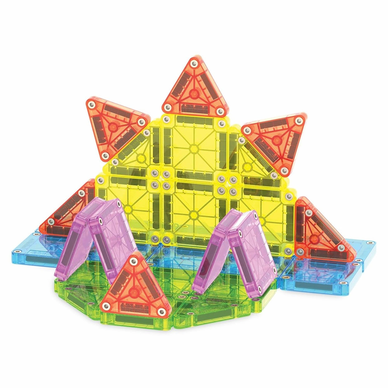 Magna-Tiles MicroMags Travel Deluxe 55Pieces Magnetic Construction Set