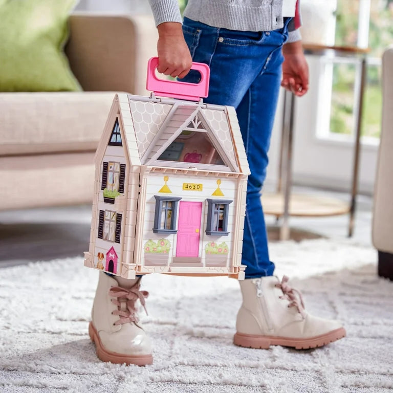 KidKraft Tote-Ables Cottage Dollhouse Transforms Into A Playset