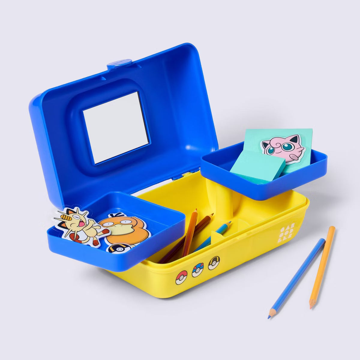 Pokemon x Target Caboodles Case - Blue/Yellow