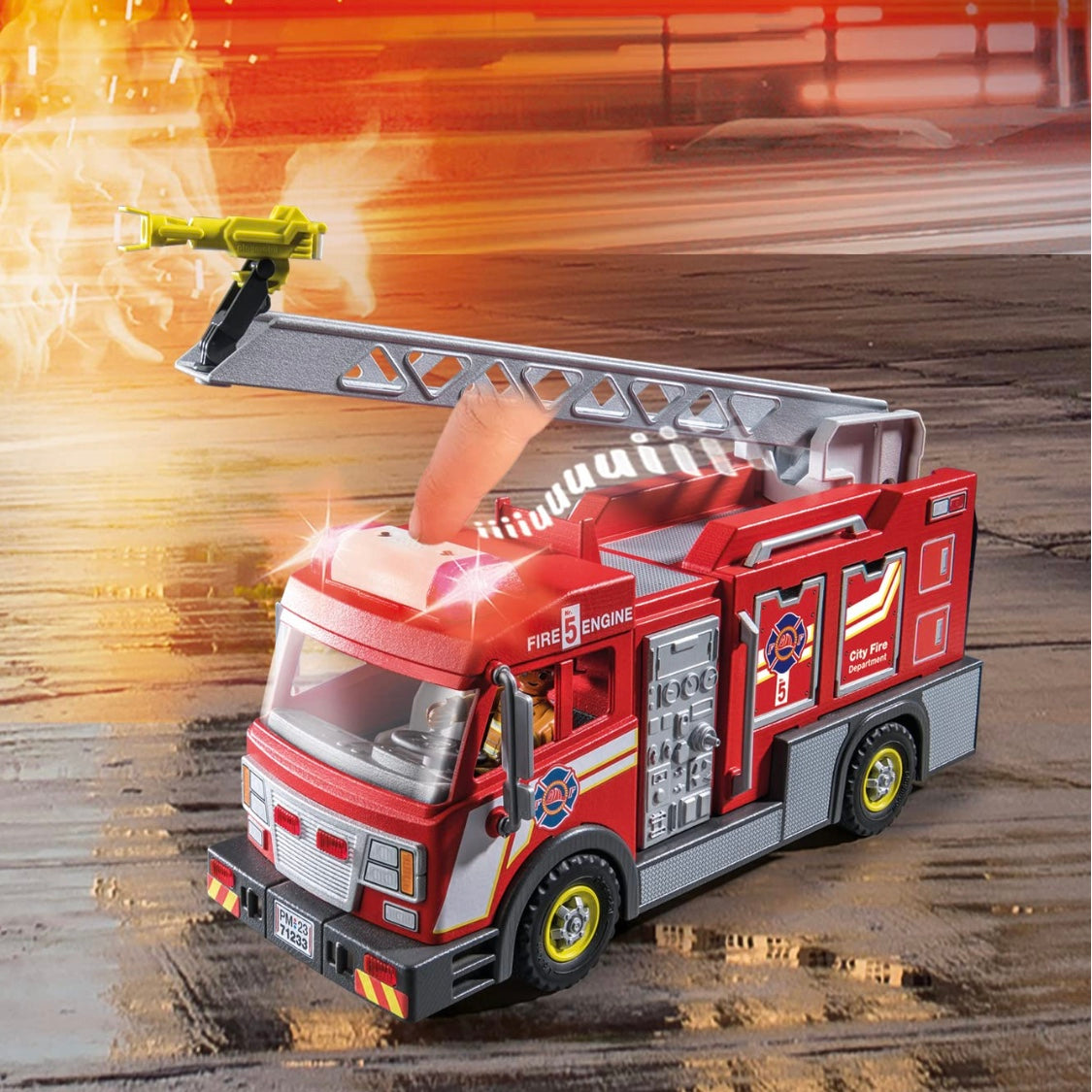 Playmobil Fire Truck Playset