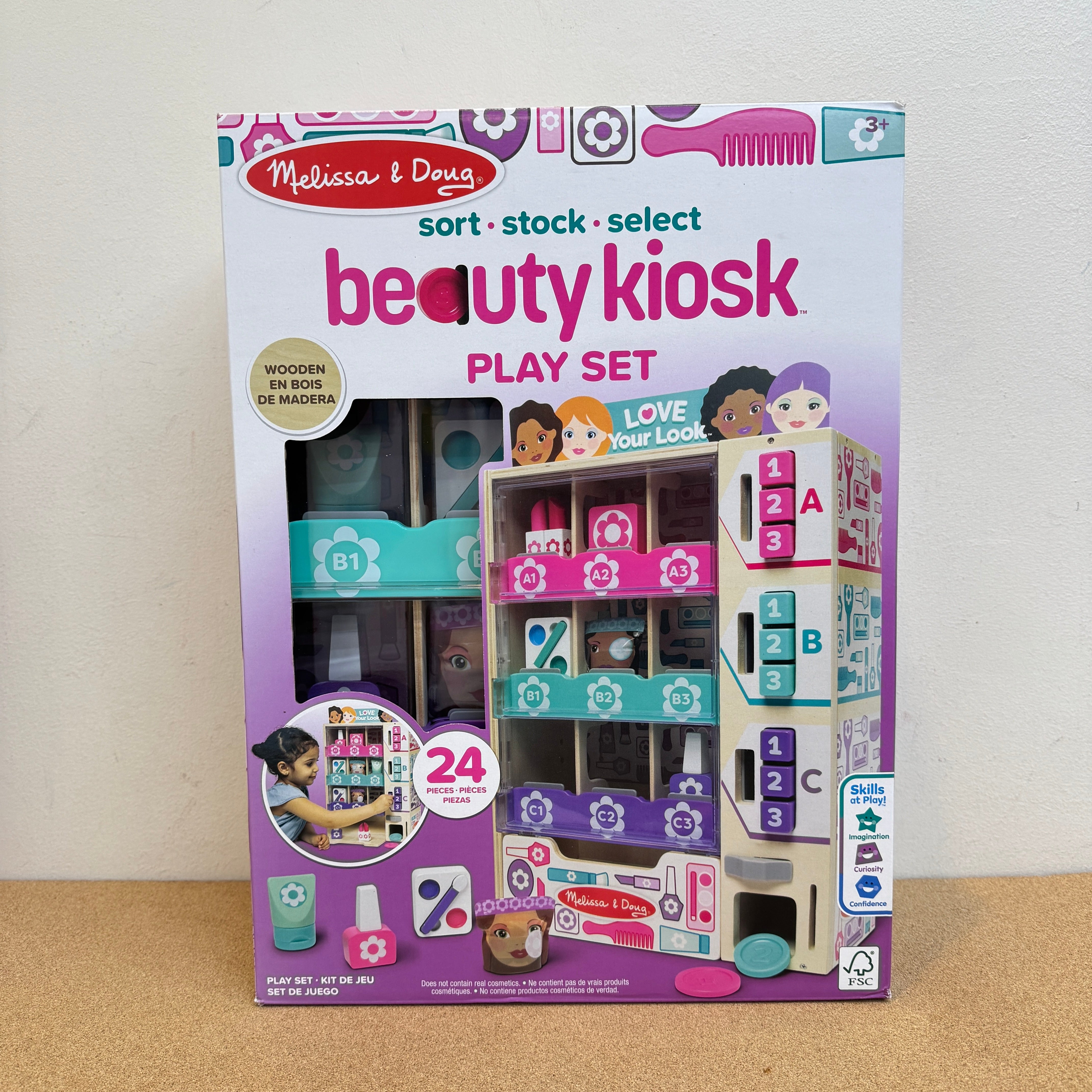Melissa & Doug Sort-Stock-Select Beauty Kiosk Playset