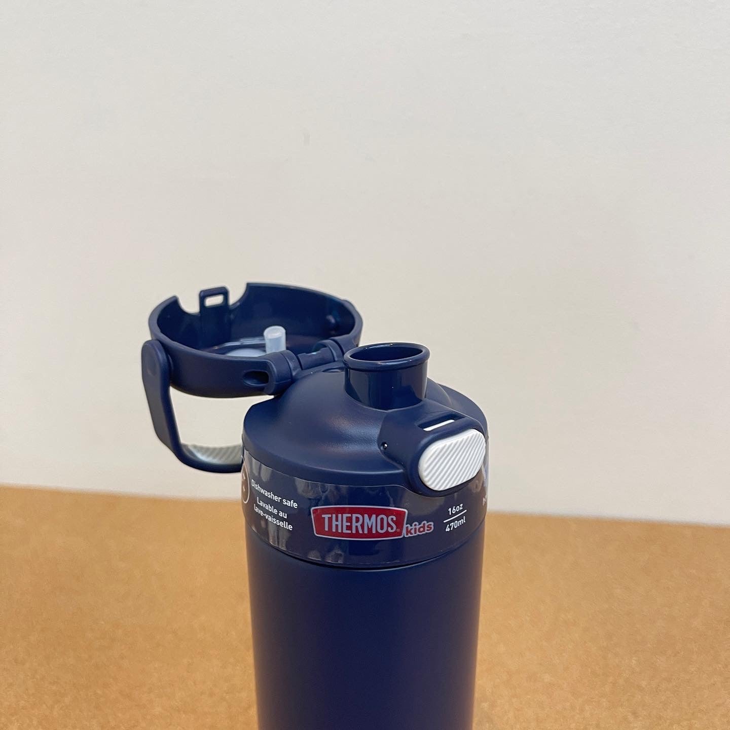 Thermos 16oz Funtainer Water Bottle Spout Navy Blue Kidstationph
