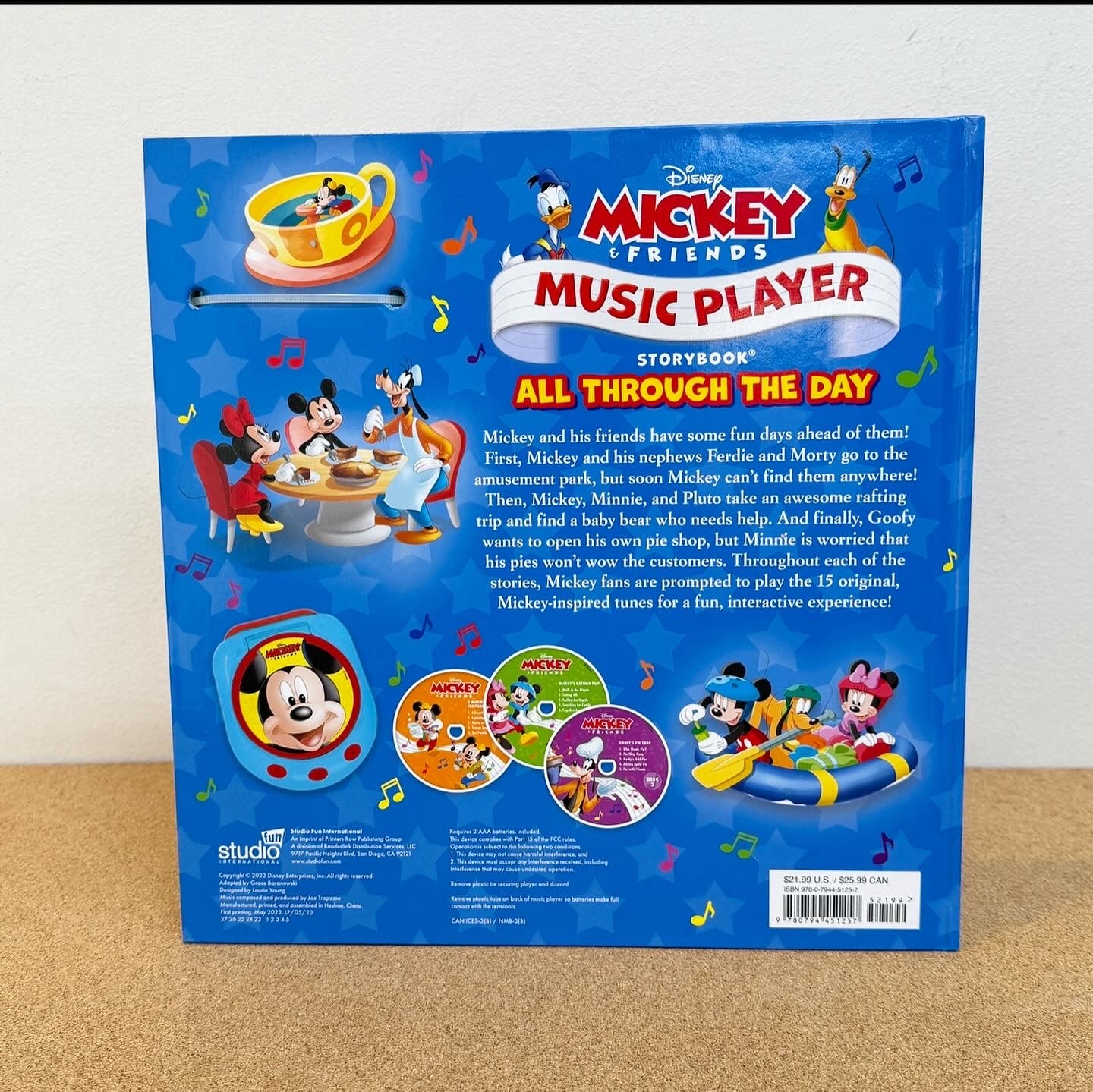 Disney Mickey & Friends All Through The Day StoryBook