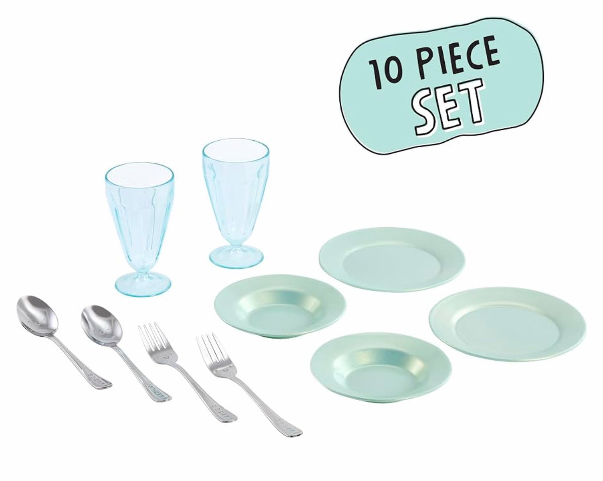 Little Tikes Sweet Spaces Dishware Set - Sea Foam
