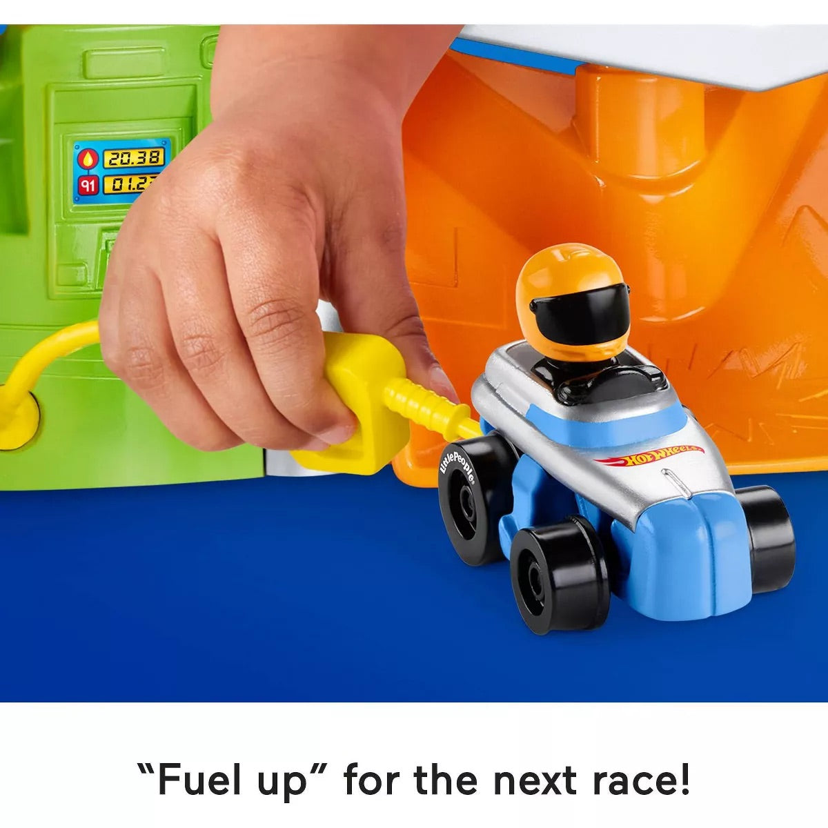 Fisher Price Little People Hotwheels Race Track Set