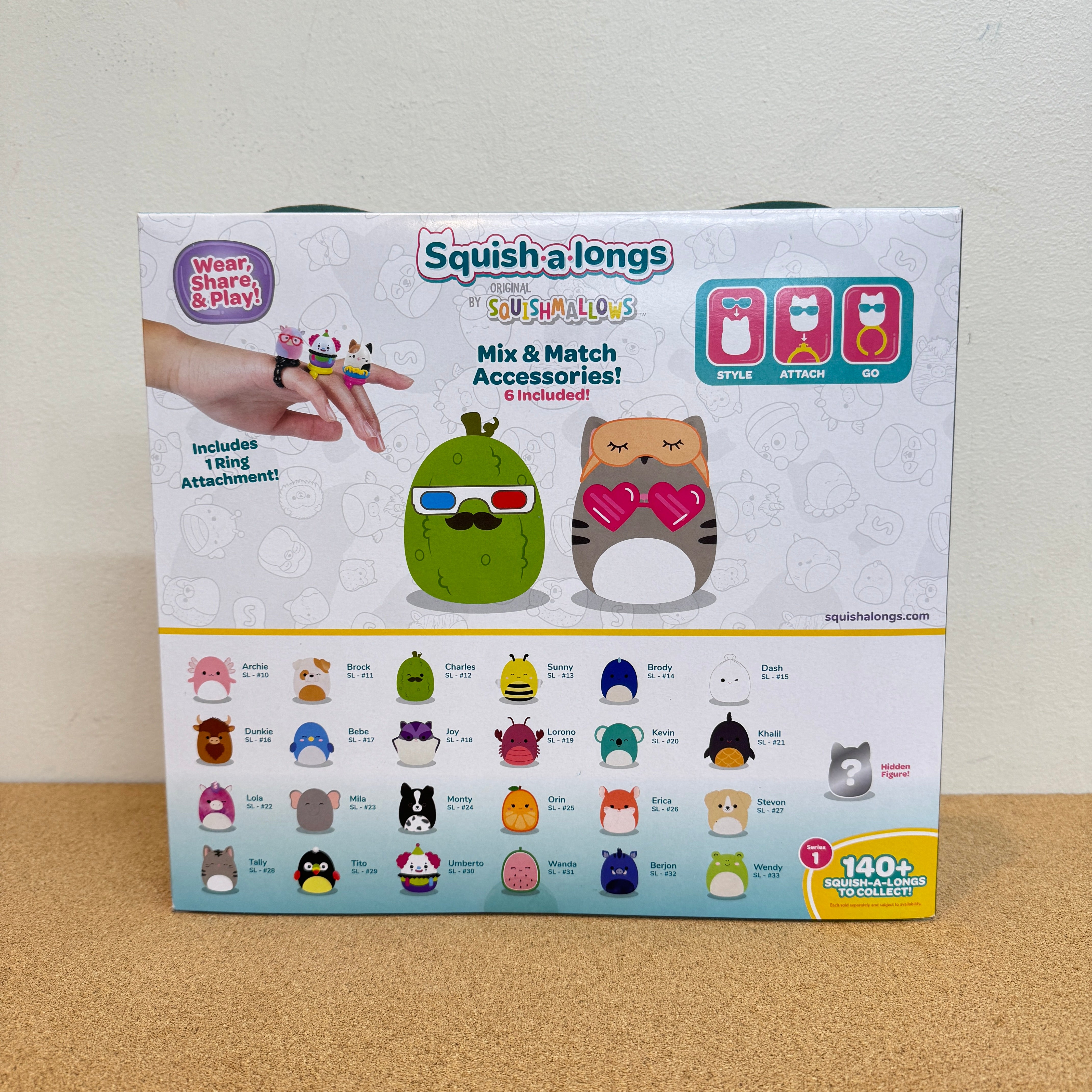 Squish-A-Longs By Squishmallows Mini Squish 25Pack