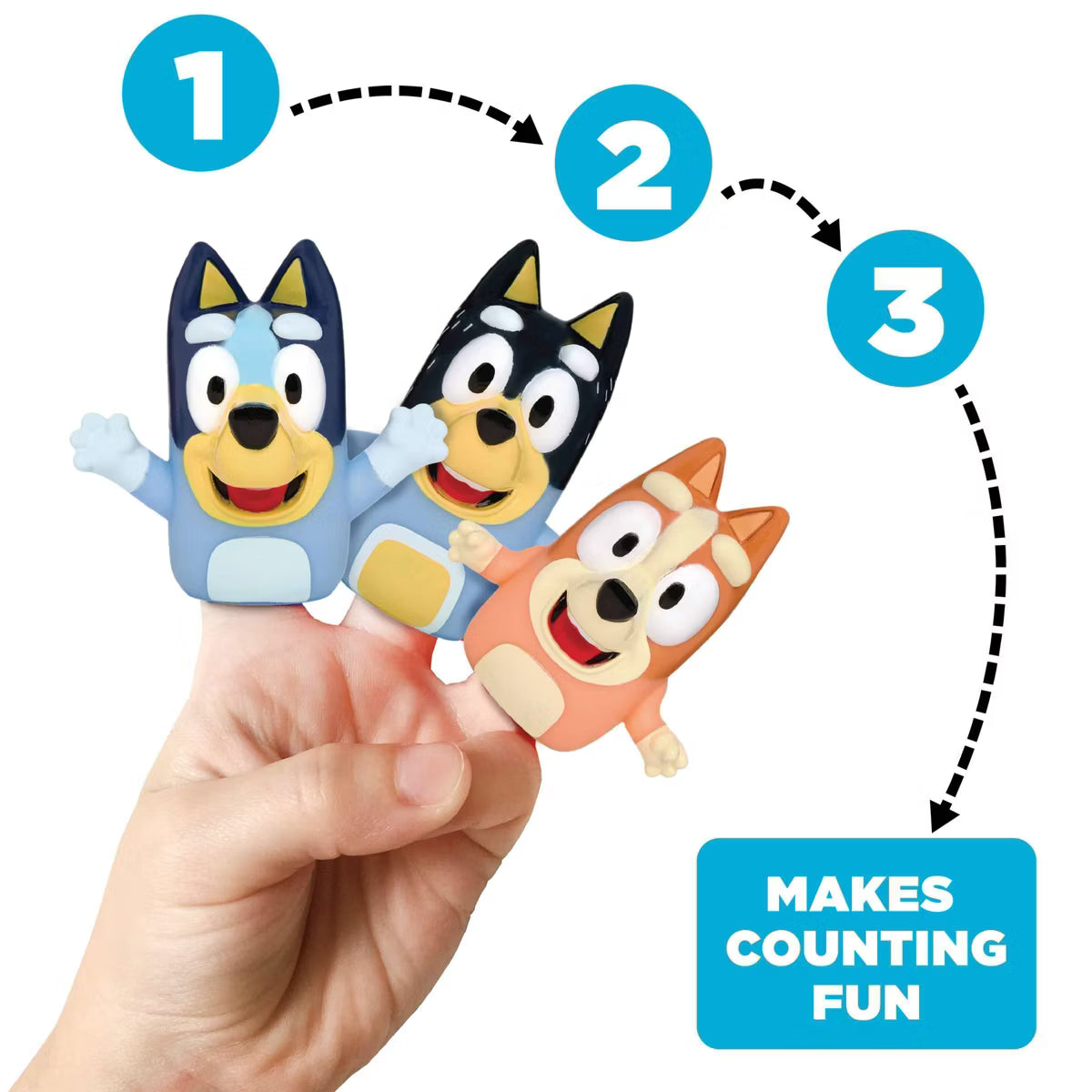 Bluey Fingers Puppets