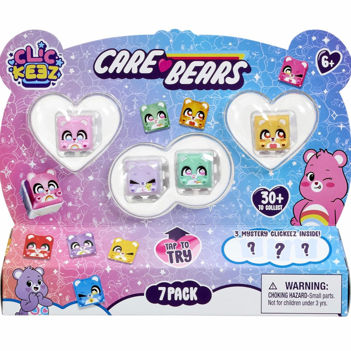 Clickeez Care Bears 7-Pack