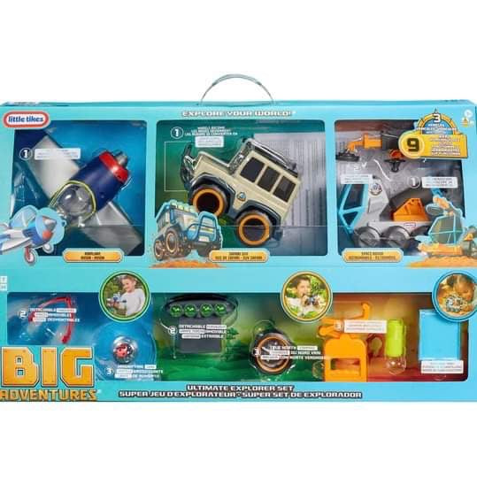 Little Tikes Big Adventure Ultimate Explorer Set- Blue
