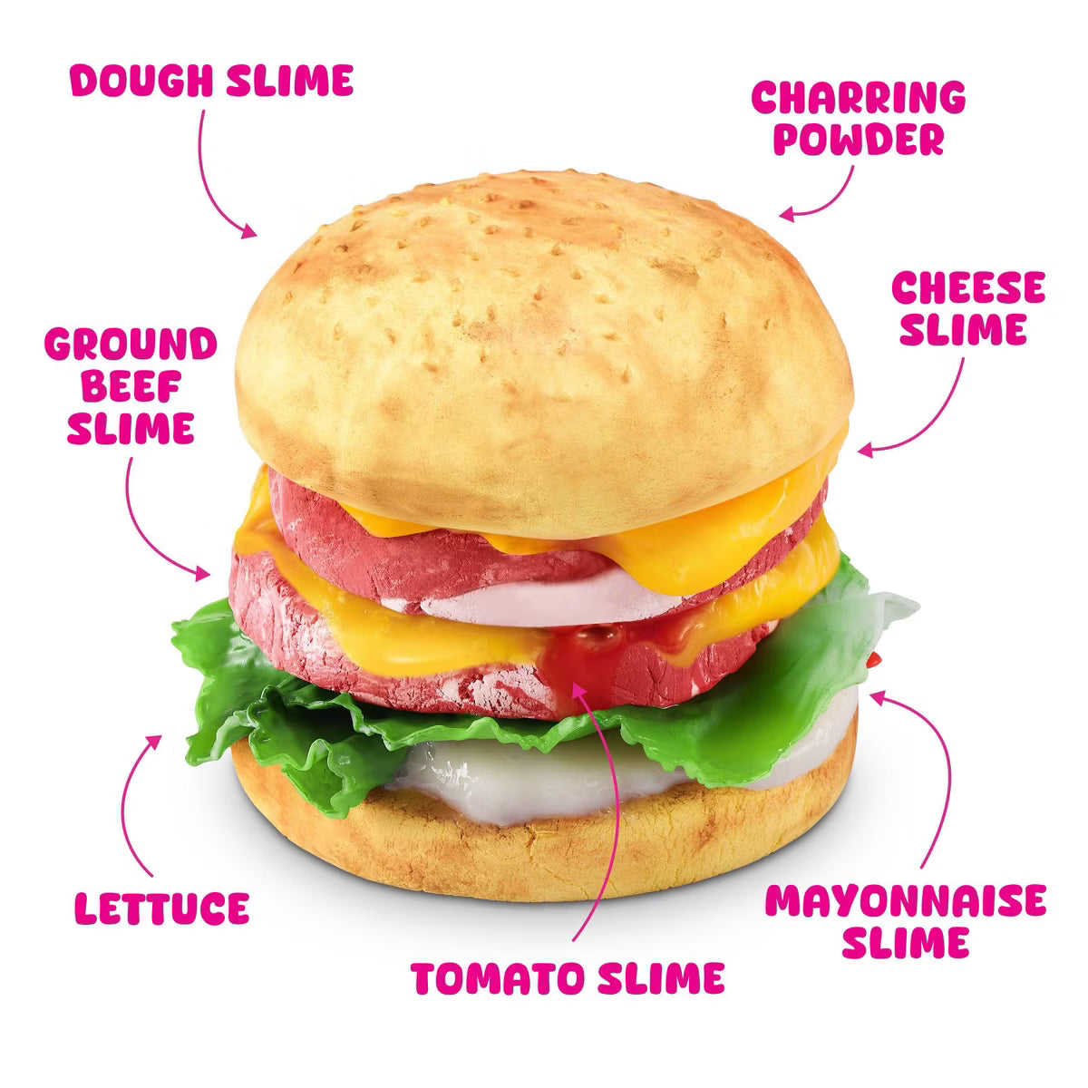 Slime Mart Small Basket Burger Craft Kit