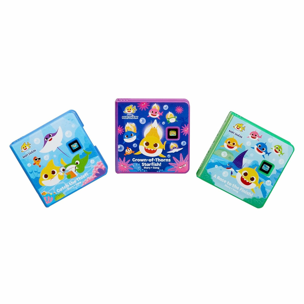 Little Tikes Story Dream Machine Cartridge - Baby Shark Heroes Collection