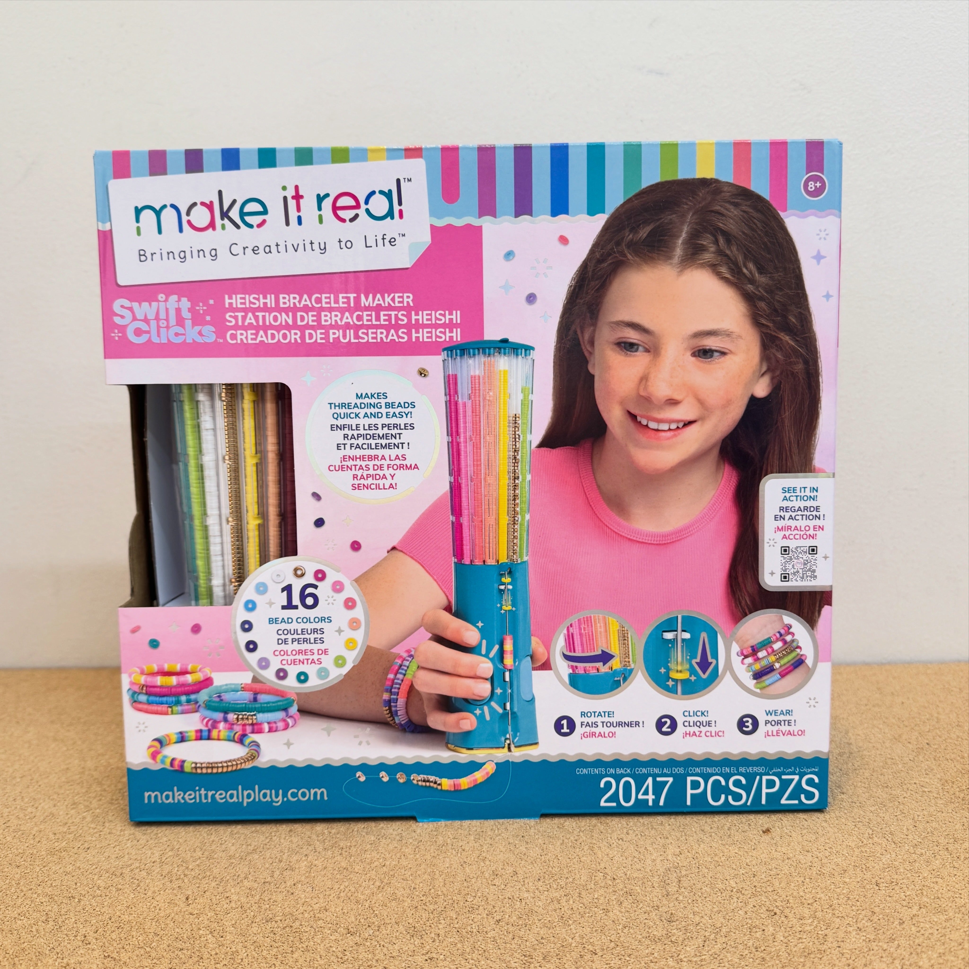 Make It Real Swift Click Heishi Bracelet Maker