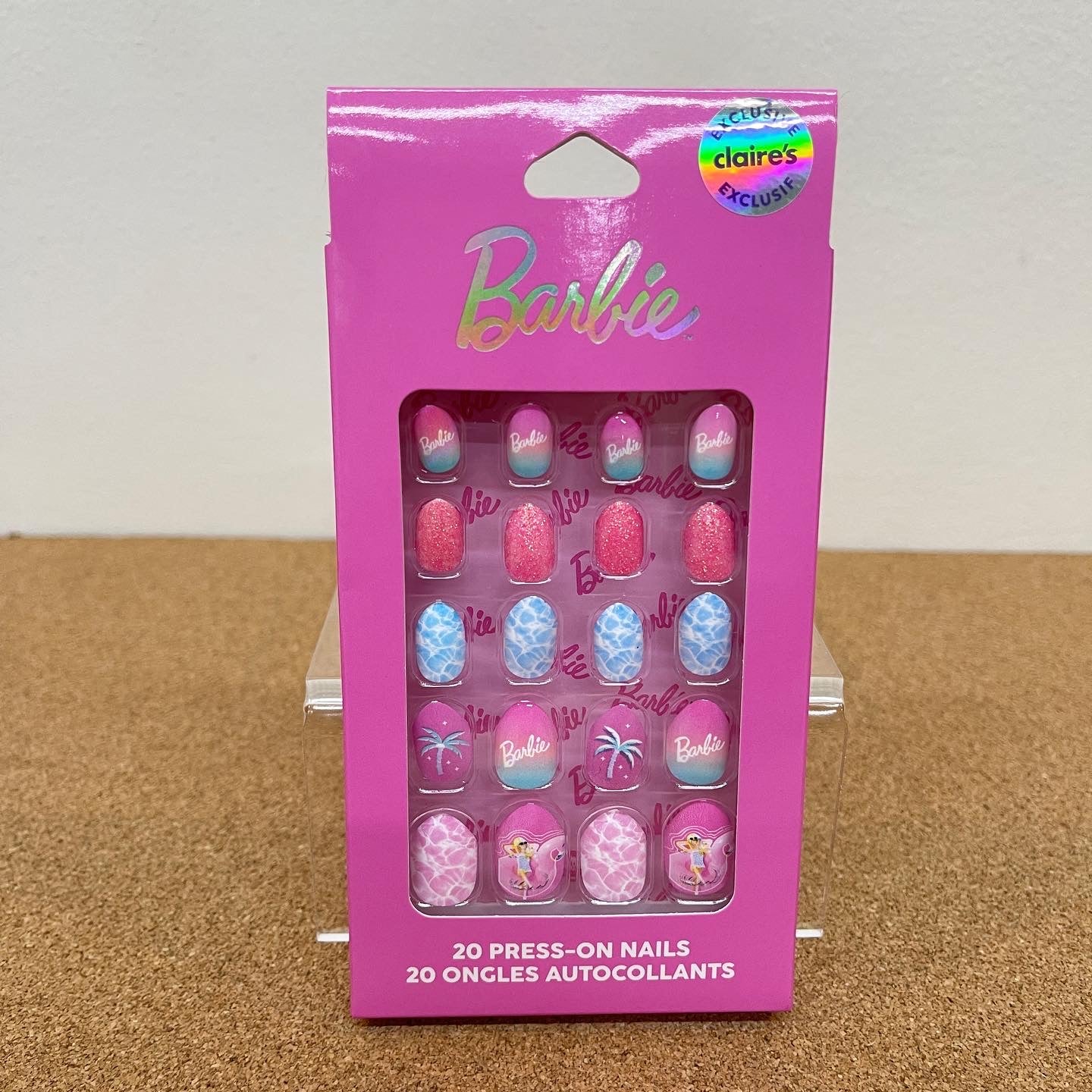 Claire’s x Barbie Summer Faux Nail 20Pack