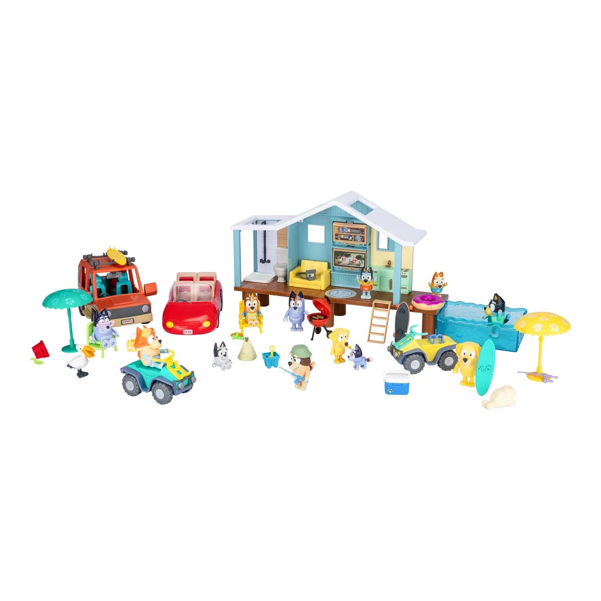 Bluey Friends & Family Beach Set