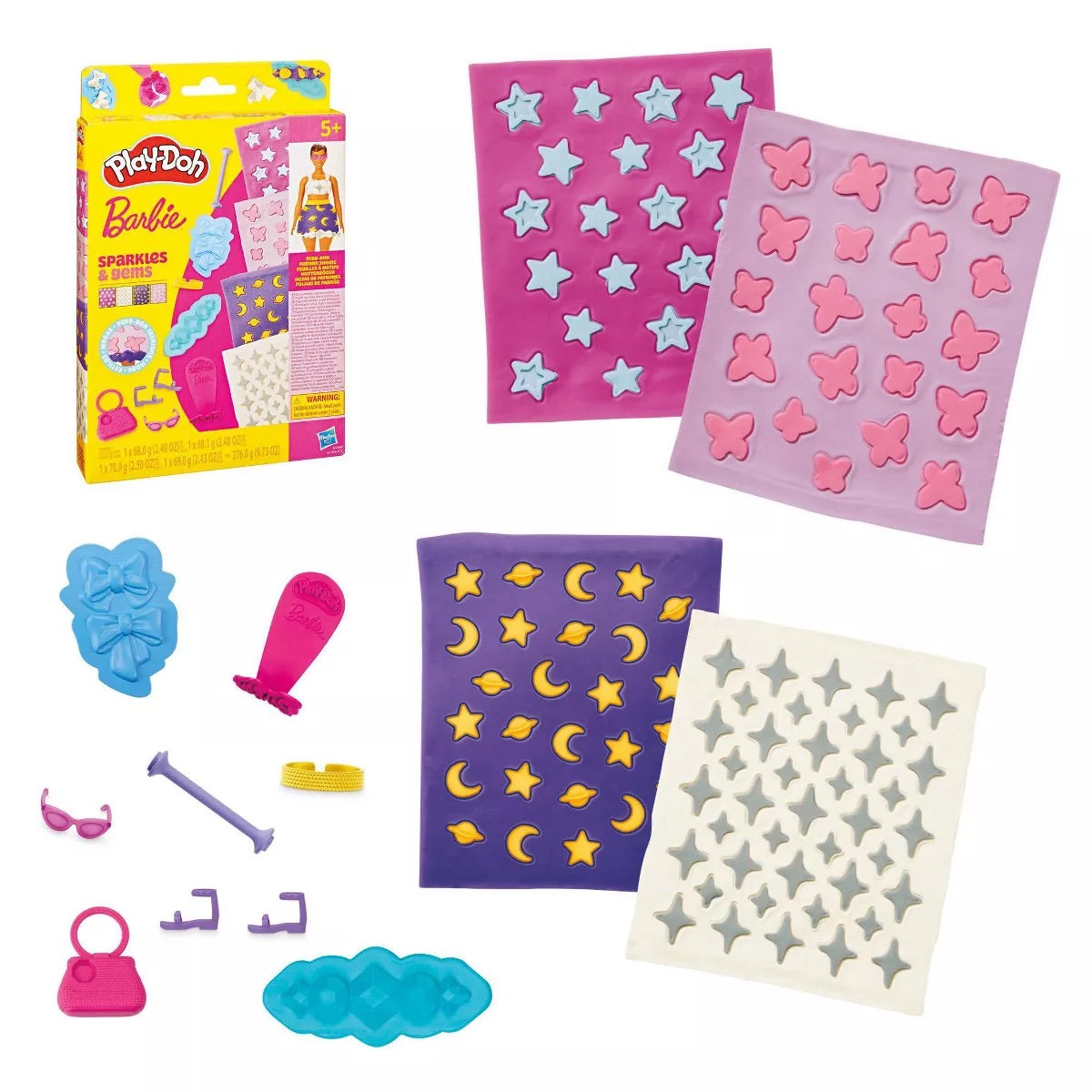 Play Doh Barbie Sparkles and Gems Pattern Pack