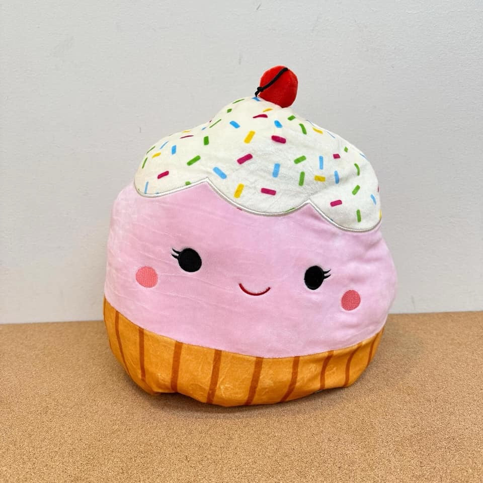 Squishmallows Flip-a-Mallows Bernice & Clara Plush 12” (Brown Boba Tea/Cupcake)