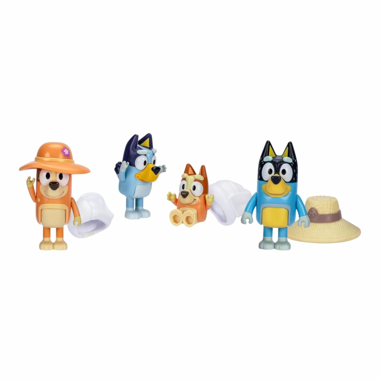 Bluey Family Trip Figure 4PK