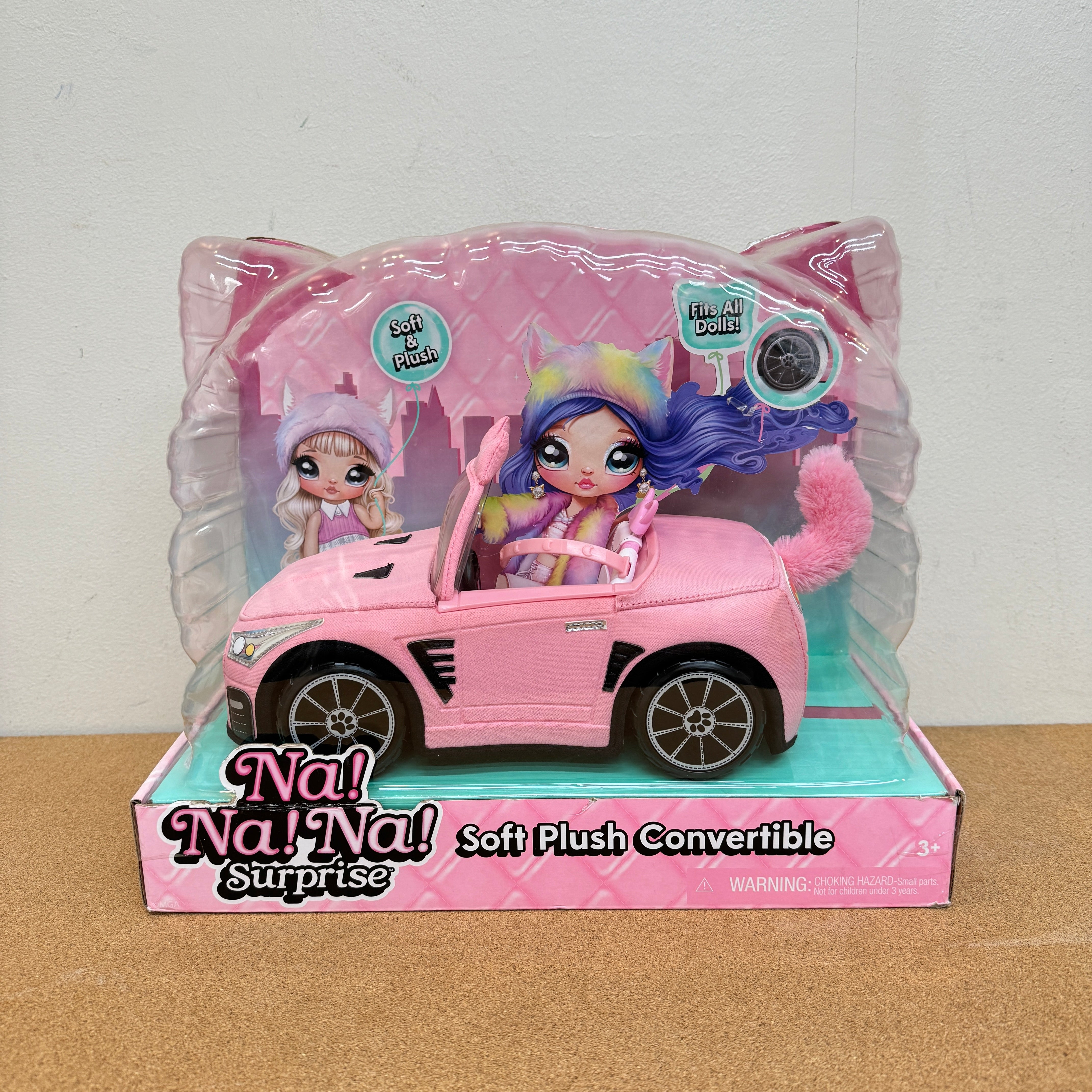 NaNaNa Surprise Soft Plush Convertible Car