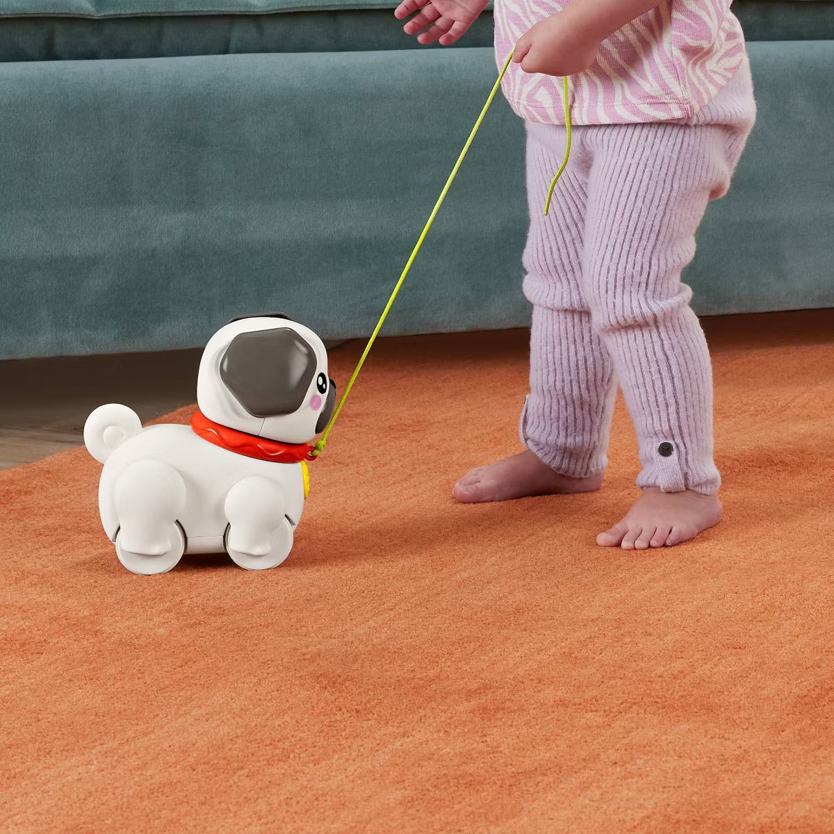 Fisher Price Pets Walk-The-Pup Pug