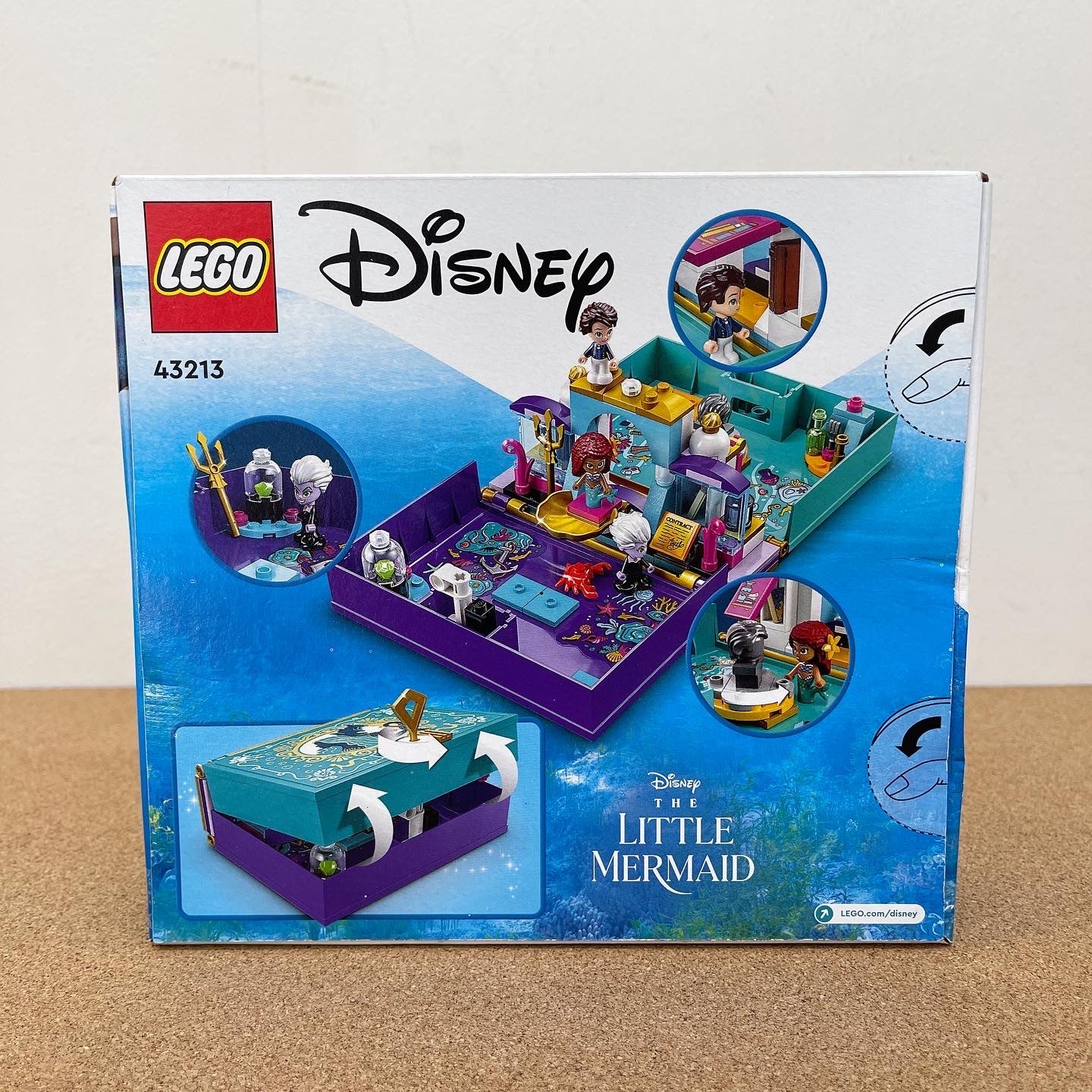 Lego x Disney The Little Mermaid Storybook Playset