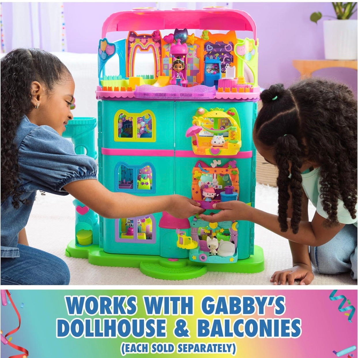 Gabby’s Dollhouse Party Room Playset