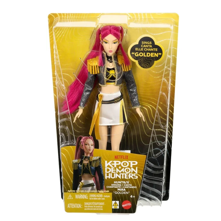Kpop Demon Hunter HUNTR/X Mira “Golden” Singing Doll