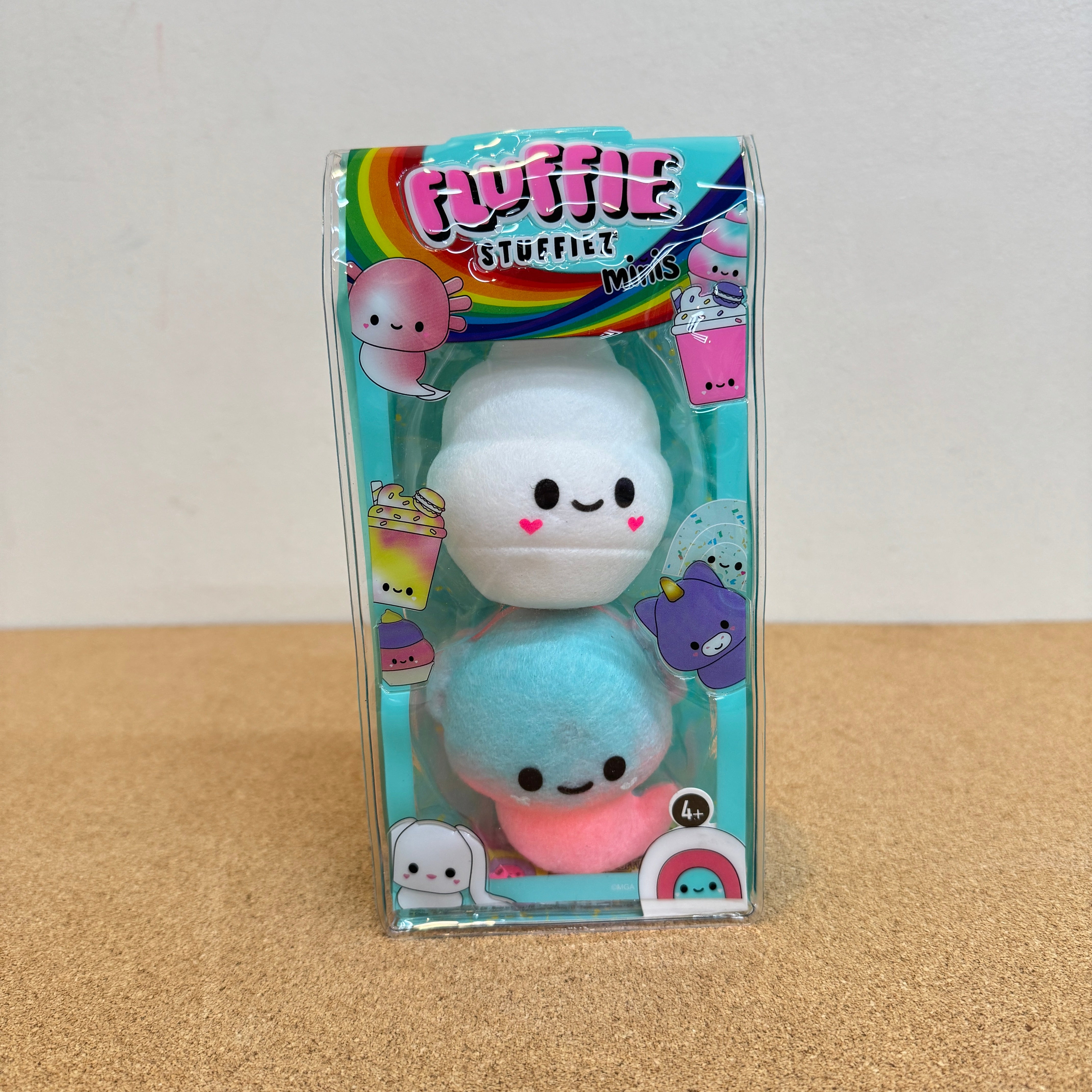 Fluffie Stuffiez Axolotl & Ice Cream Minis Collectible Plush