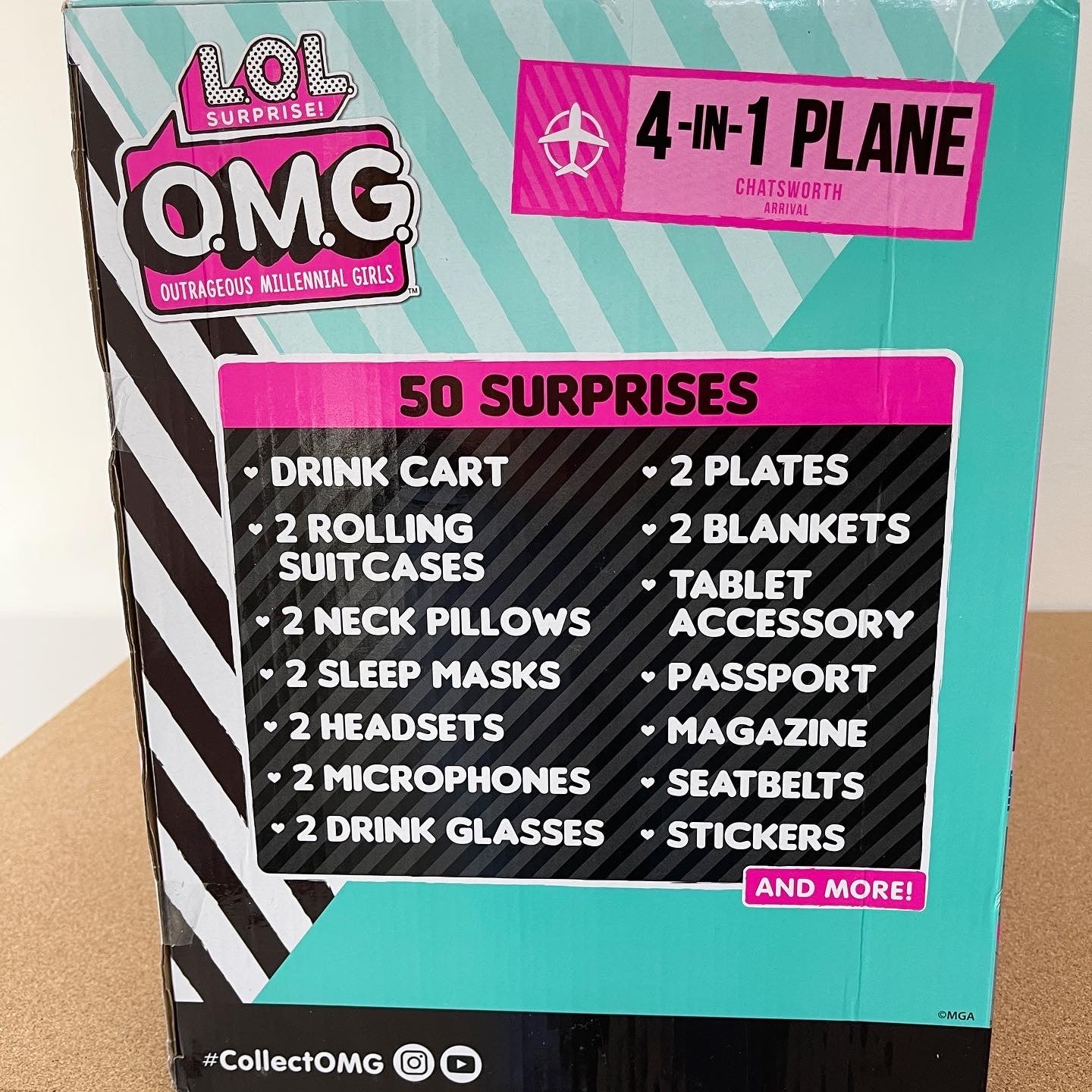 LOL Surprise OMG 4-in-1 Travel Plane