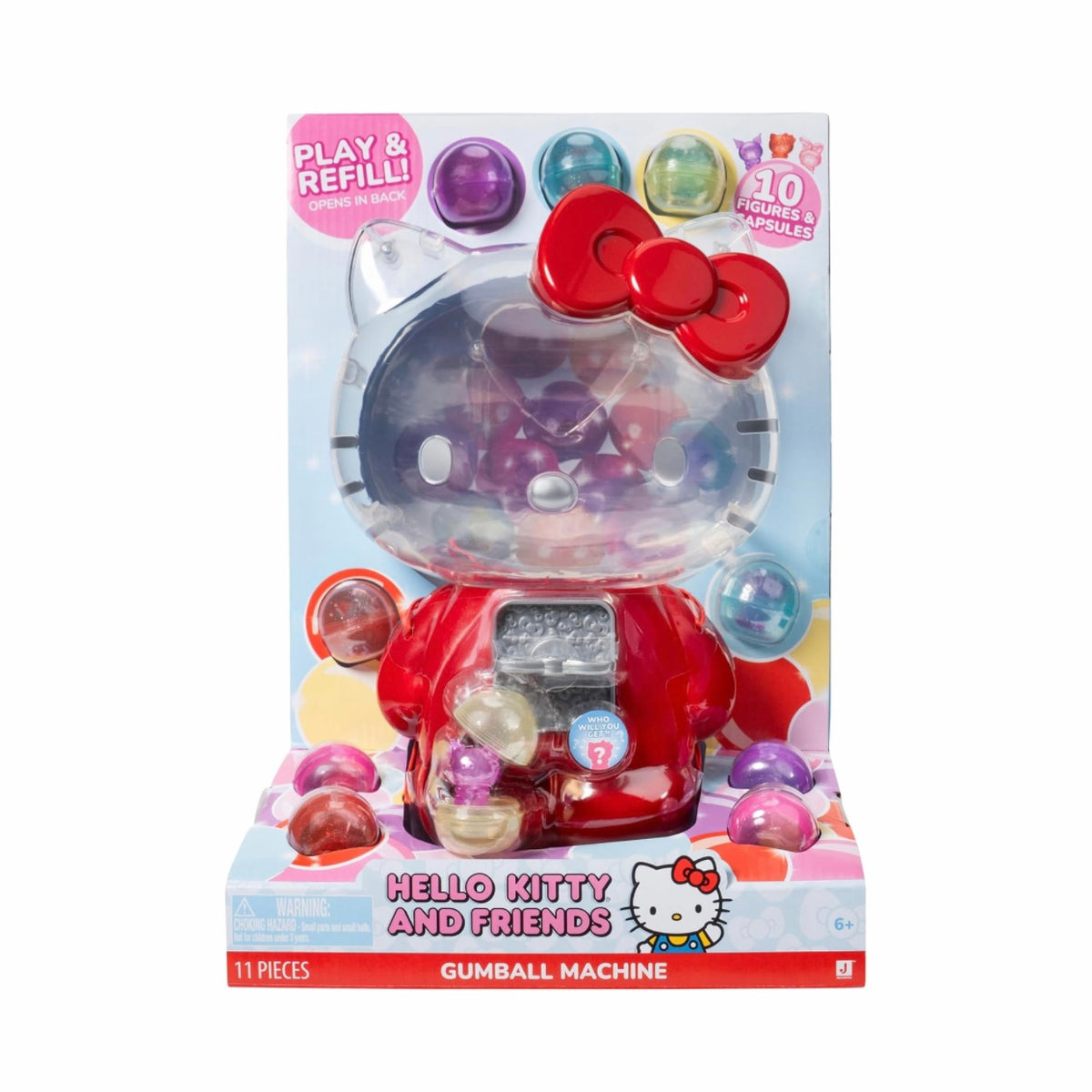 Hello Kitty and Friends 12-Inch Gumball Machine
