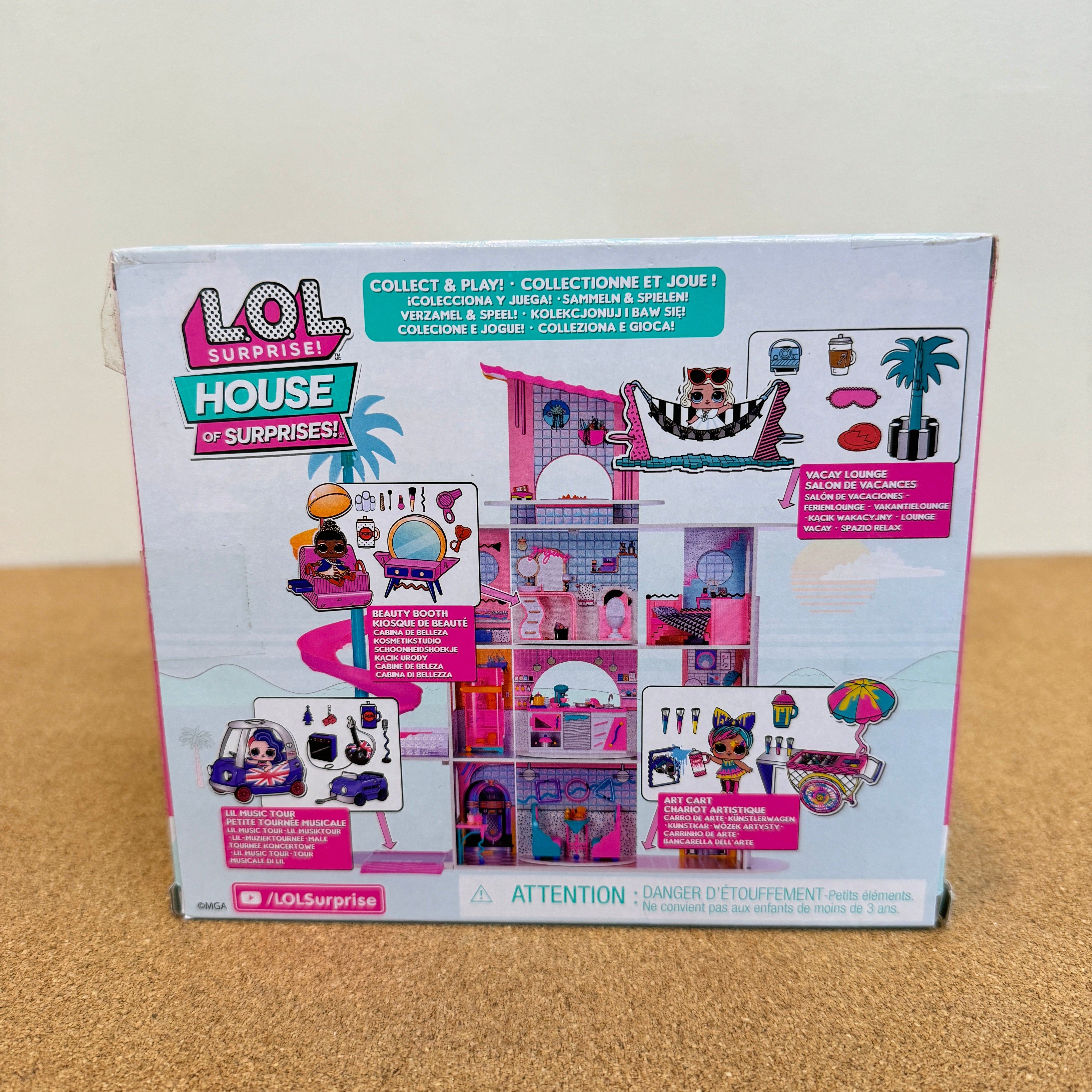 LOL Surprise OMG House of Surprises Lil Music Tour Playset