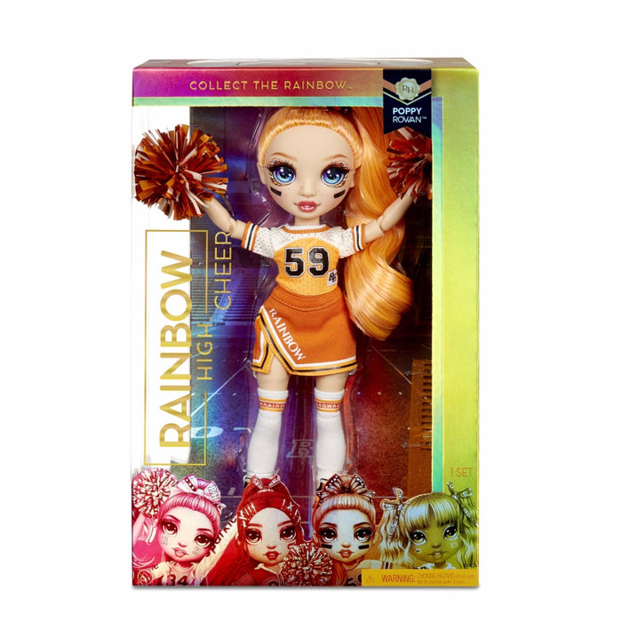 Rainbow High Cheer Poppy Rowan Fashion Doll