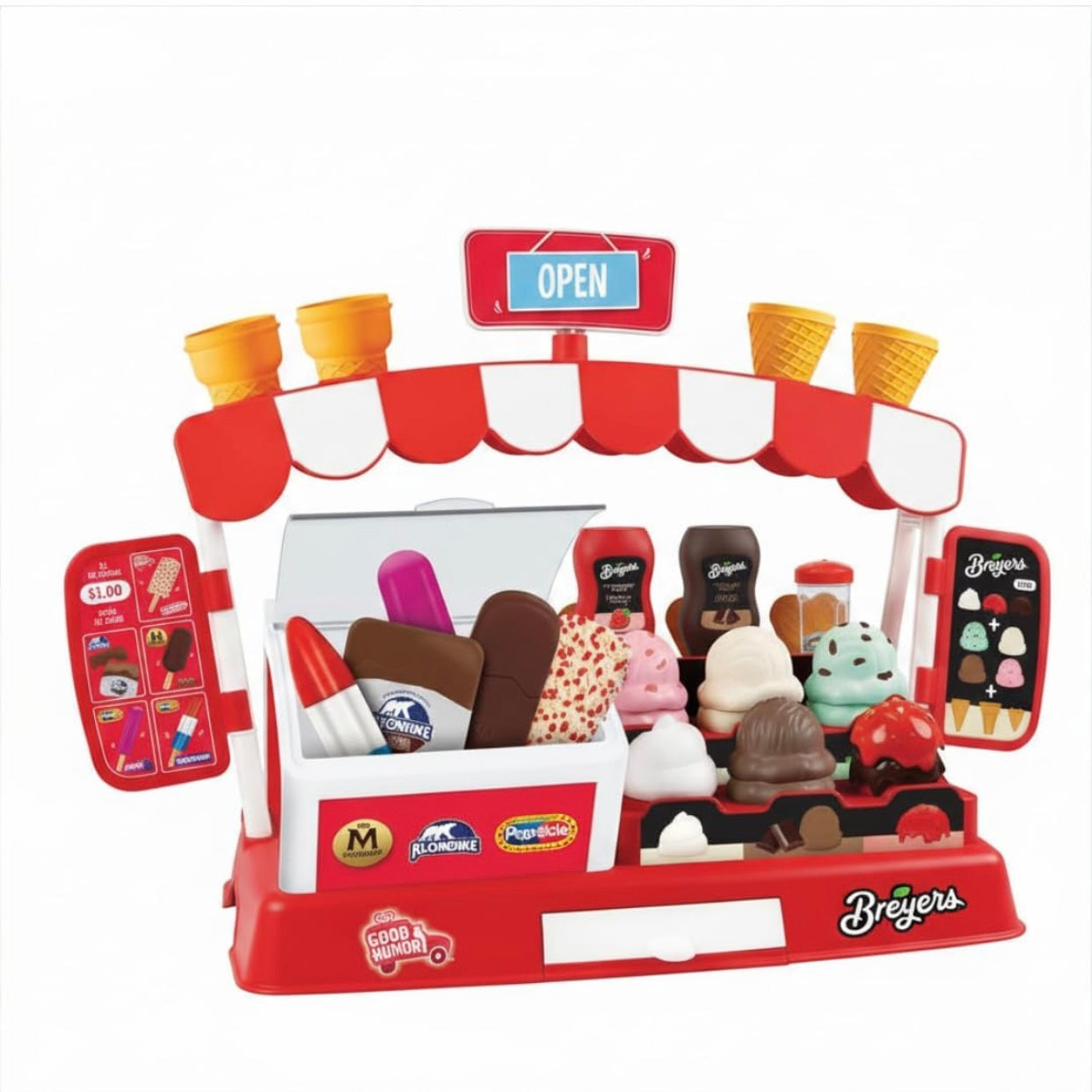 Casdon Pretend Ice Cream Parlor Toddler￼ Playset