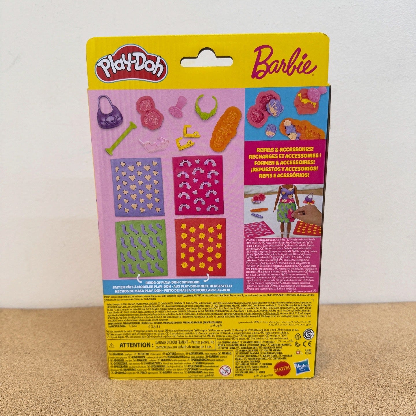 Play Doh Barbie Flowers and Florals Pattern Pack