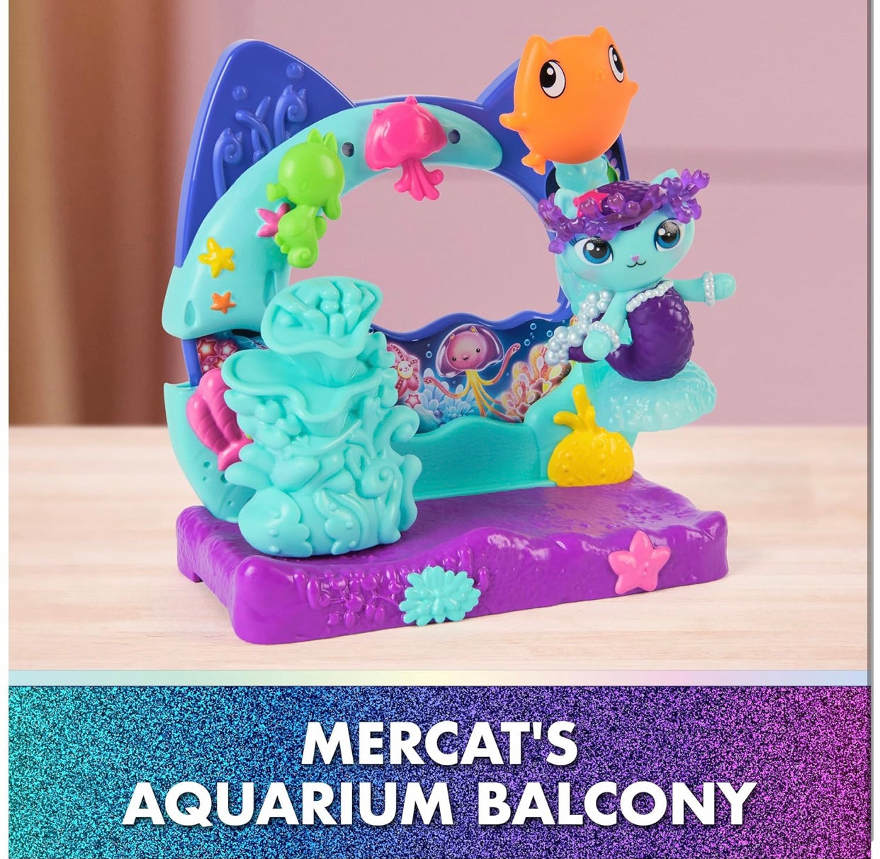 Gabby’s Dollhouse The Movie: Mercat’s Aquarium Balcony