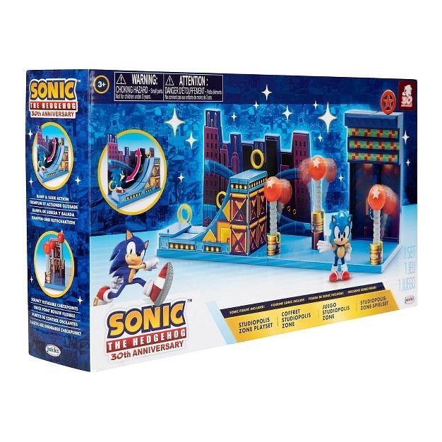 Sonic The Hedgehog 30th Anniversary StudioPolis Zone Playset