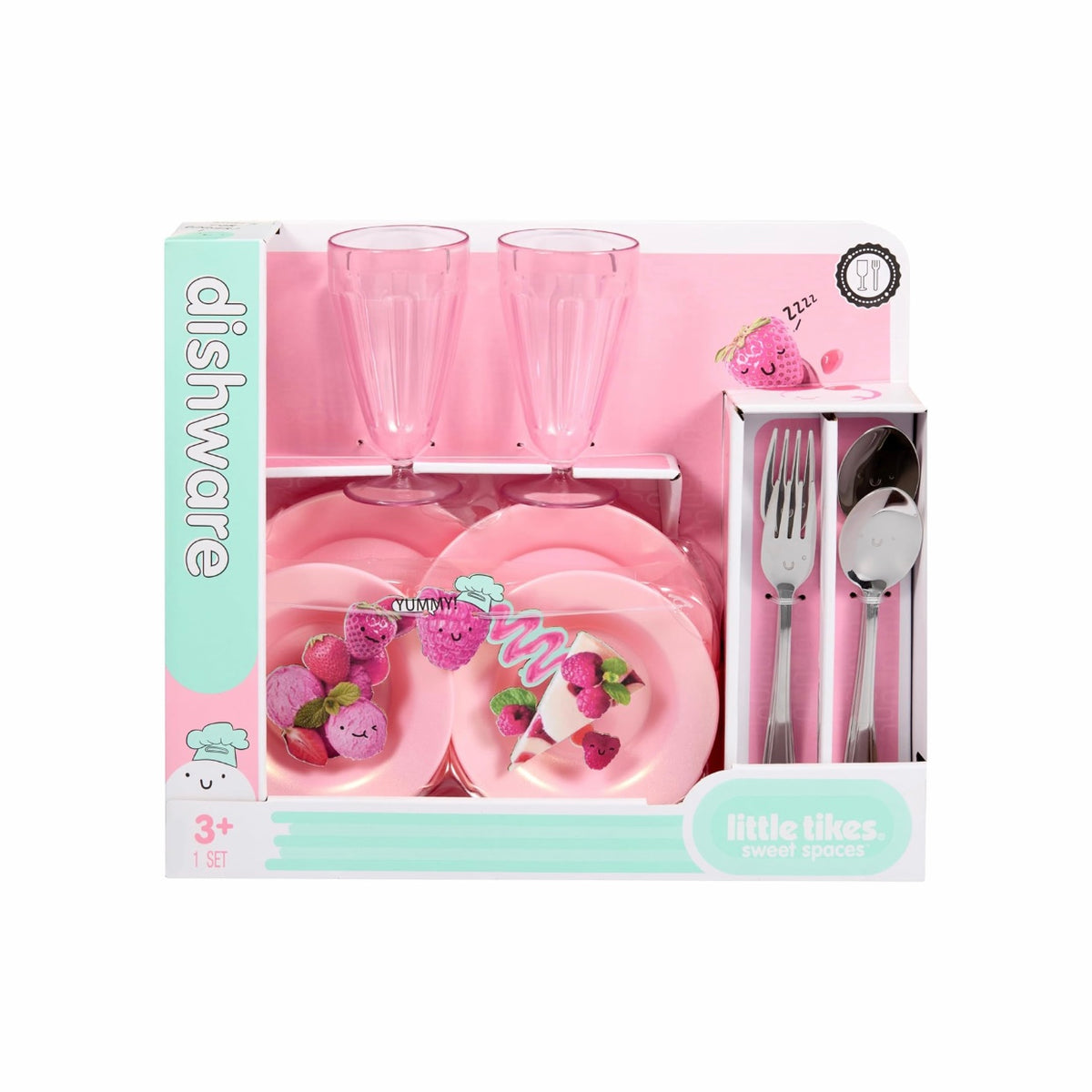 Little Tikes Sweet Spaces Dishware Set - Pink