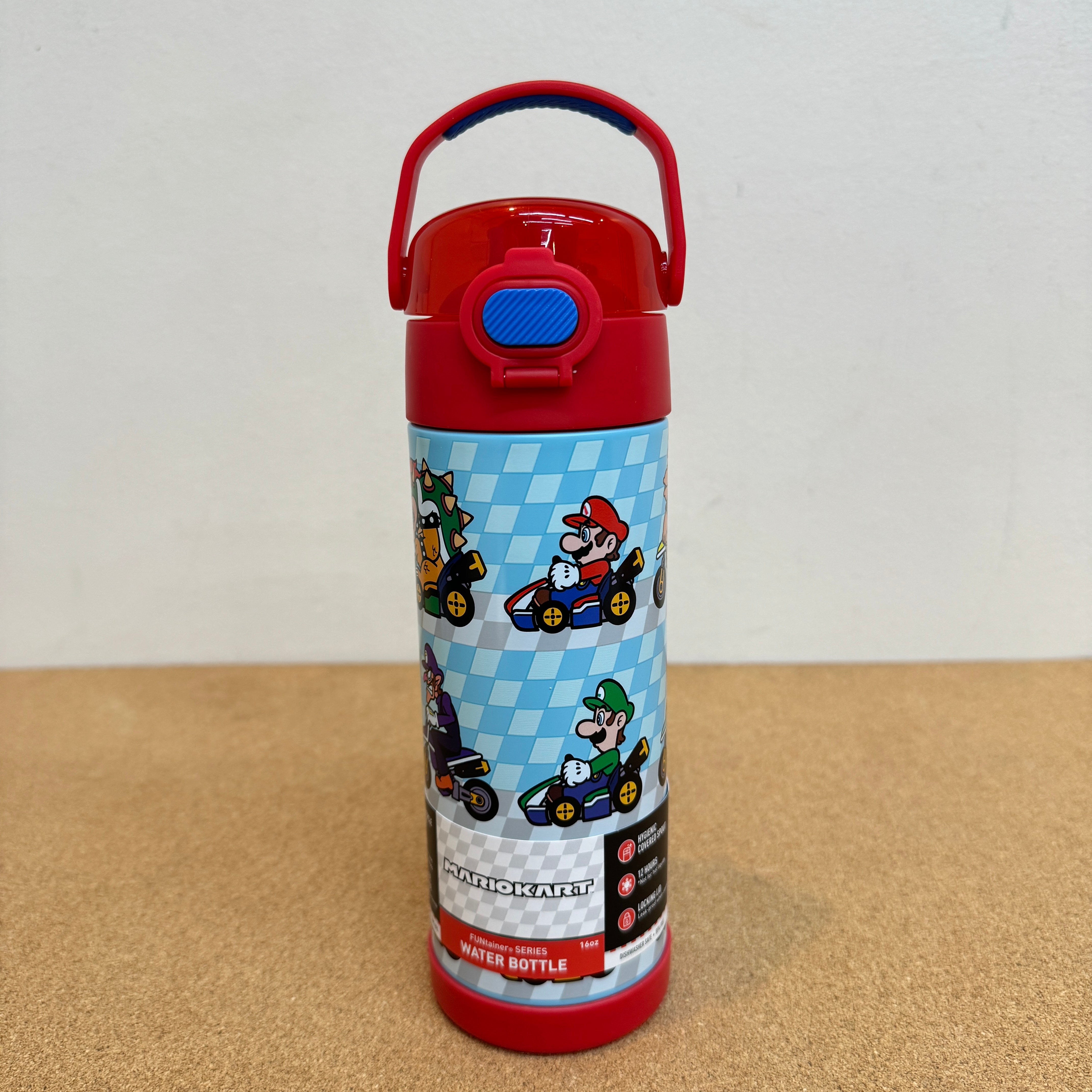 Thermos Kids Funtainer 16oz Water Bottle Spout - MarioKart