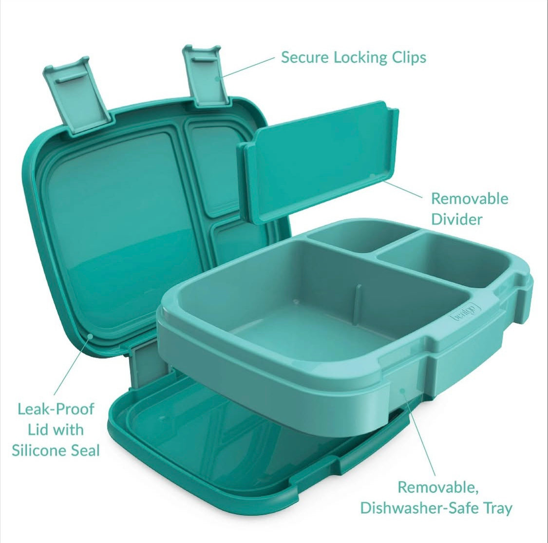 Bentgo Fresh Leak Proof Lunchbox - Aqua