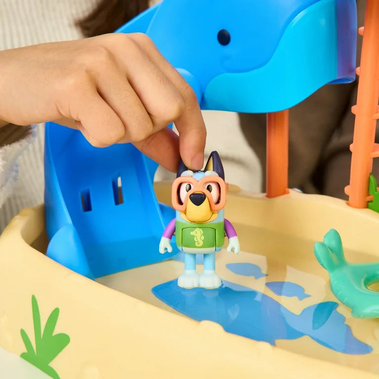 Bluey Whale Water Park Playset